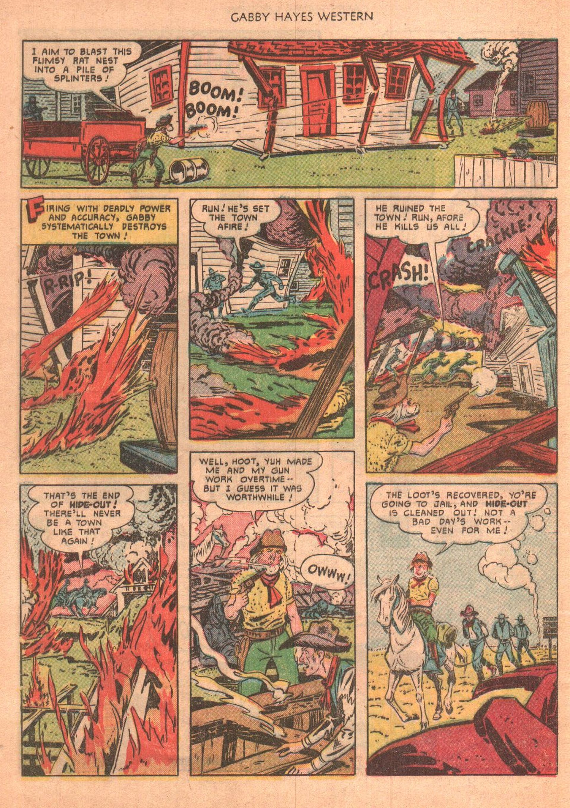 Read online Gabby Hayes Western comic -  Issue #29 - 12
