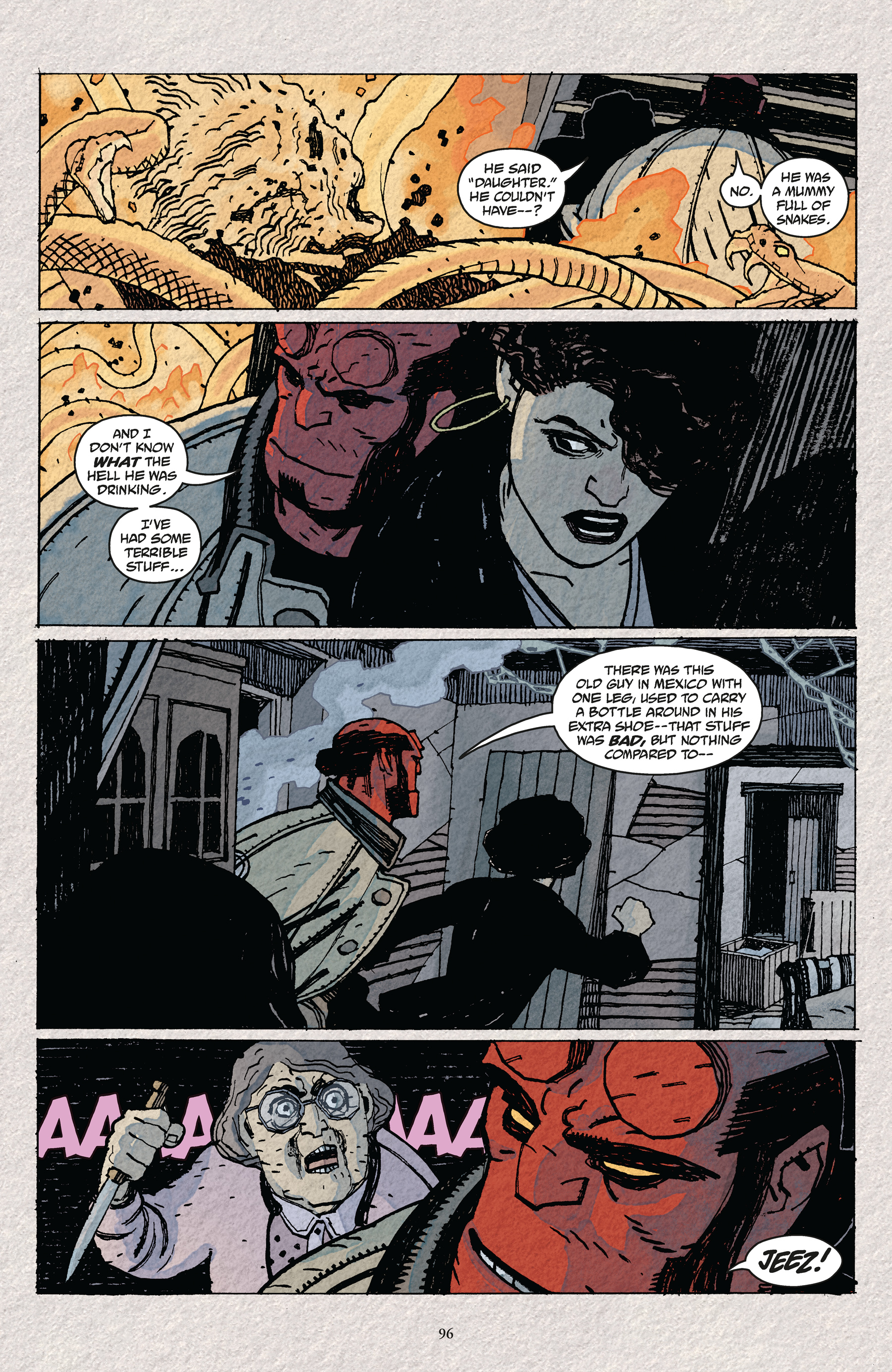 Read online Hellboy and the B.P.R.D.: The Secret of Chesbro House & Others comic -  Issue # TPB (Part 1) - 96