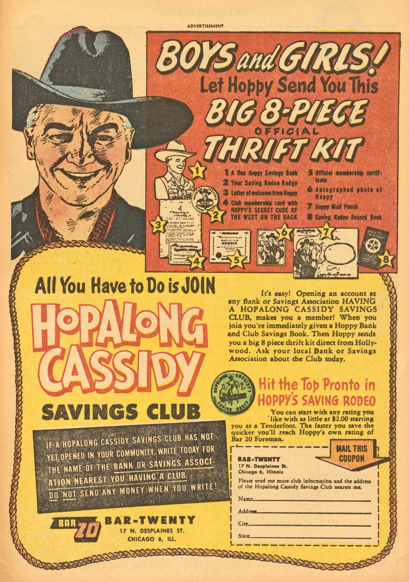 Read online Hopalong Cassidy comic -  Issue #61 - 21