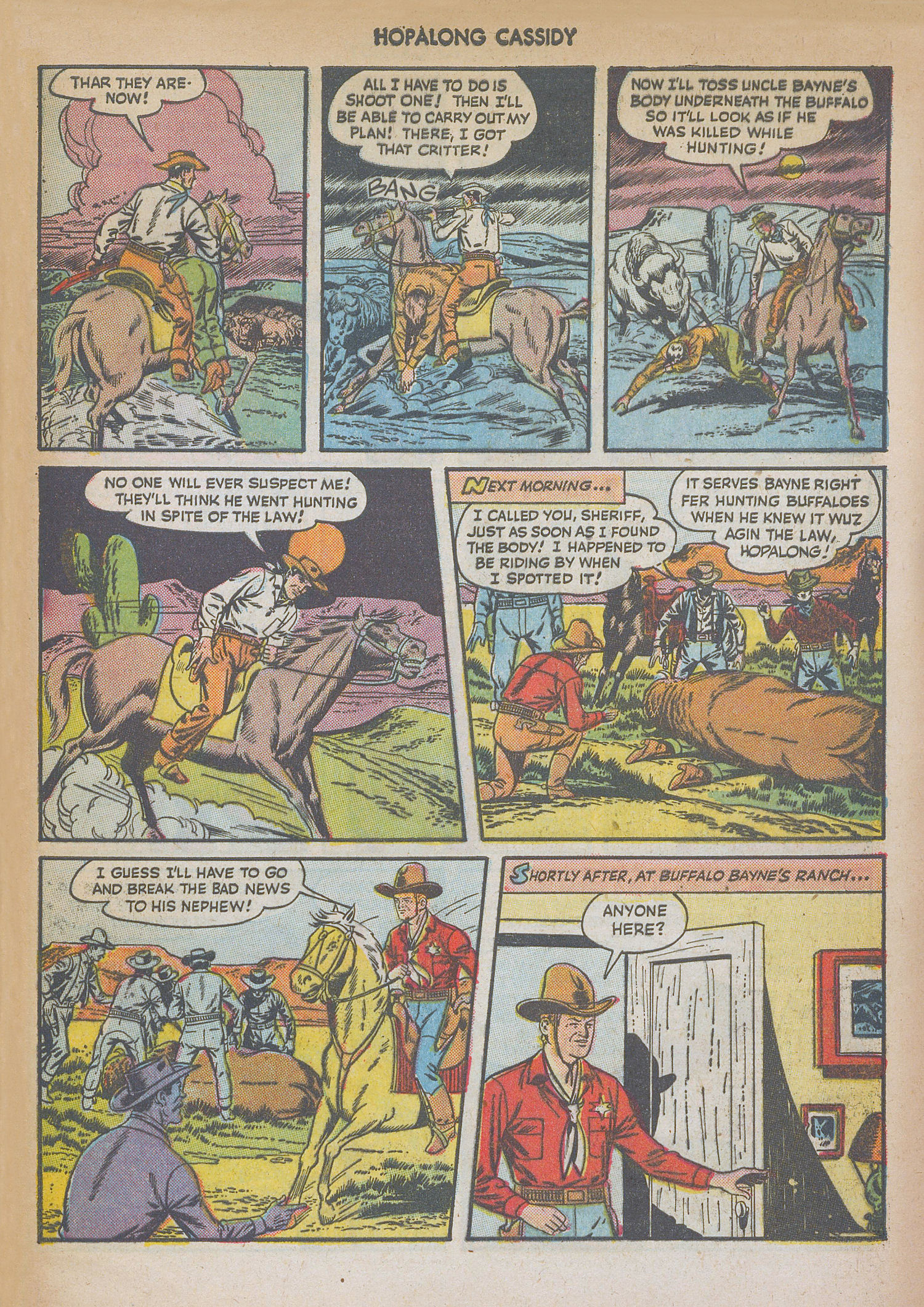 Read online Hopalong Cassidy comic -  Issue #28 - 45