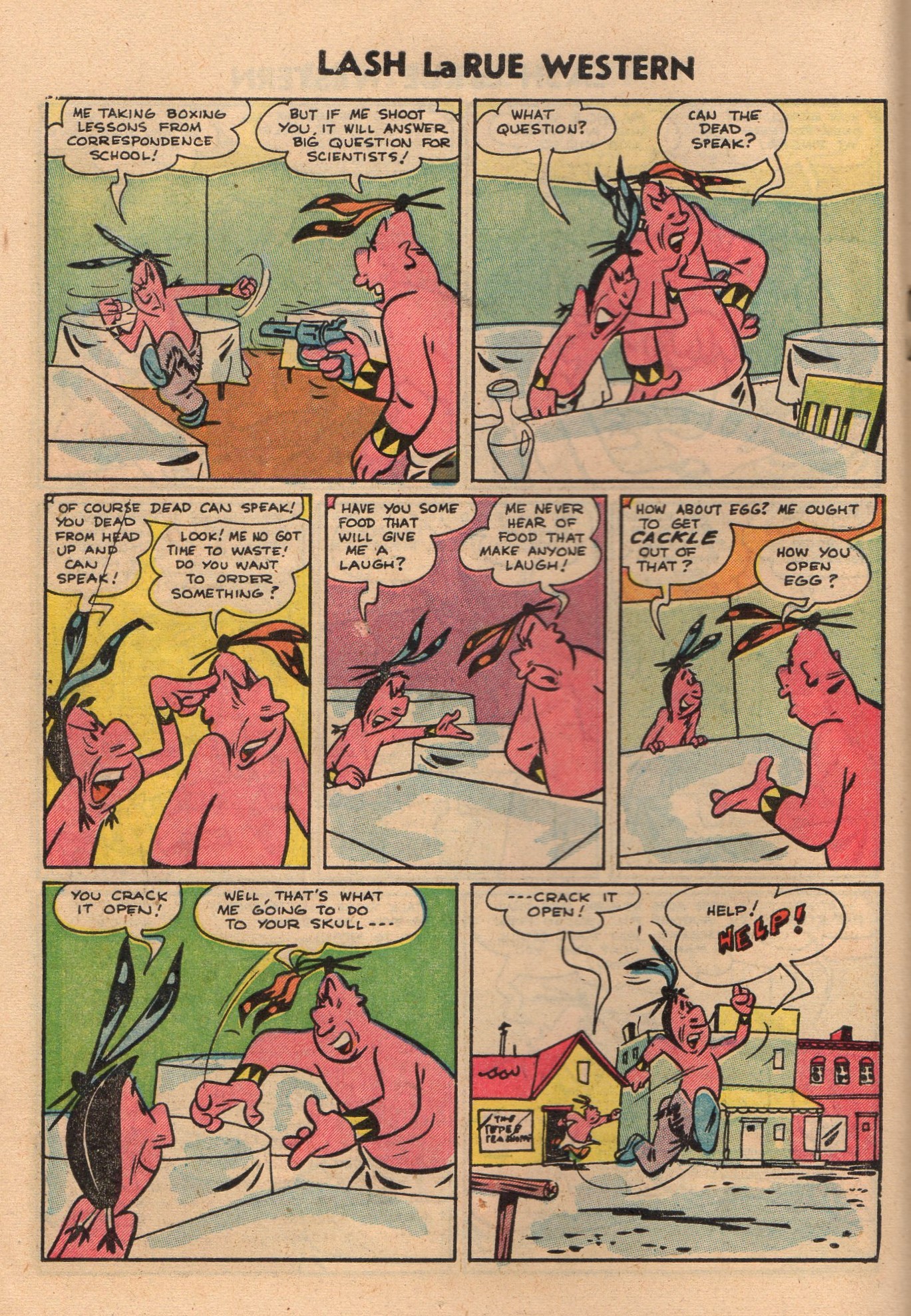 Read online Lash Larue Western (1949) comic -  Issue #50 - 18