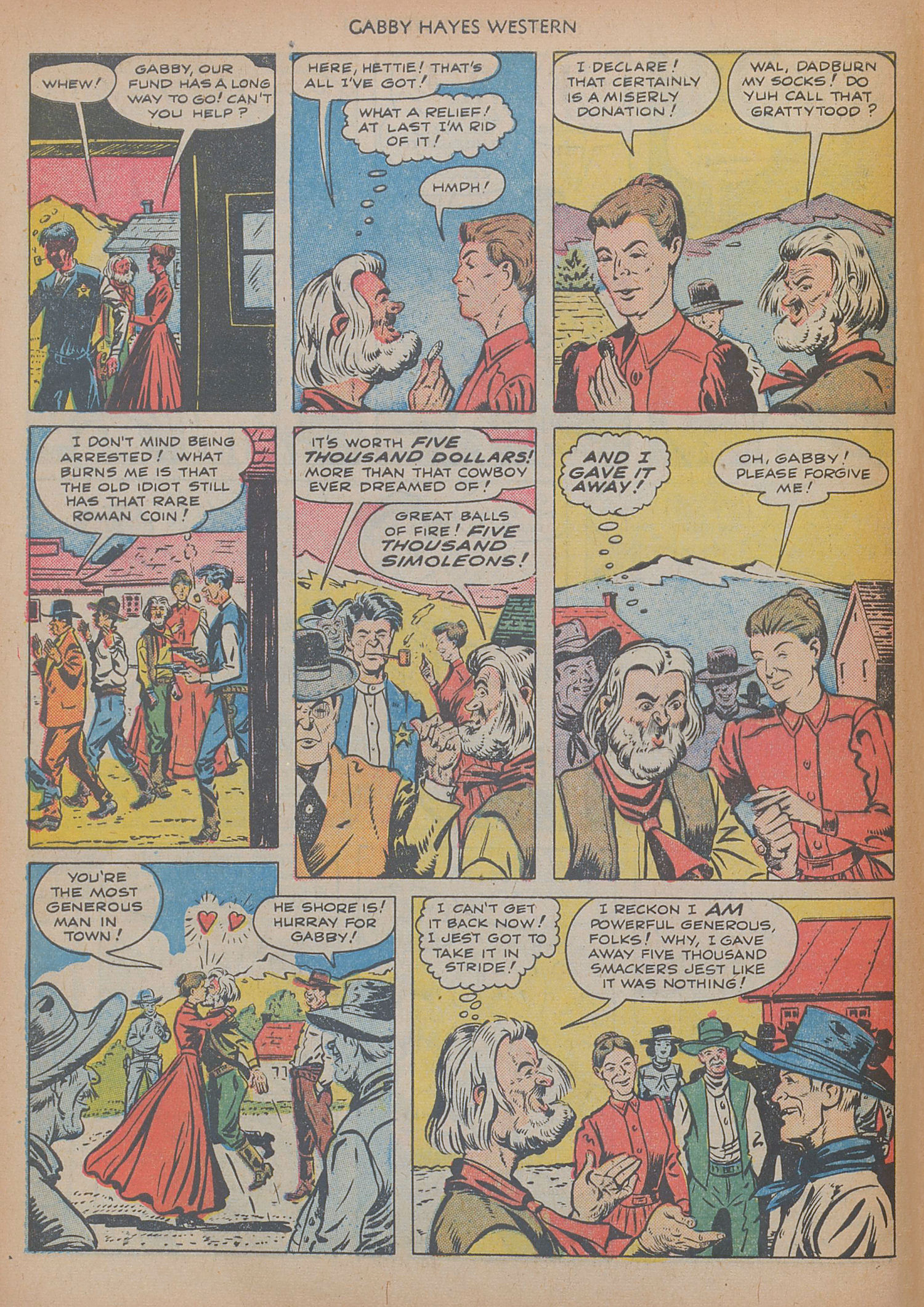 Read online Gabby Hayes Western comic -  Issue #22 - 32