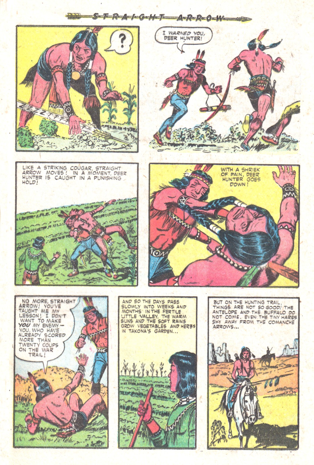 Read online Straight Arrow comic -  Issue #27 - 29