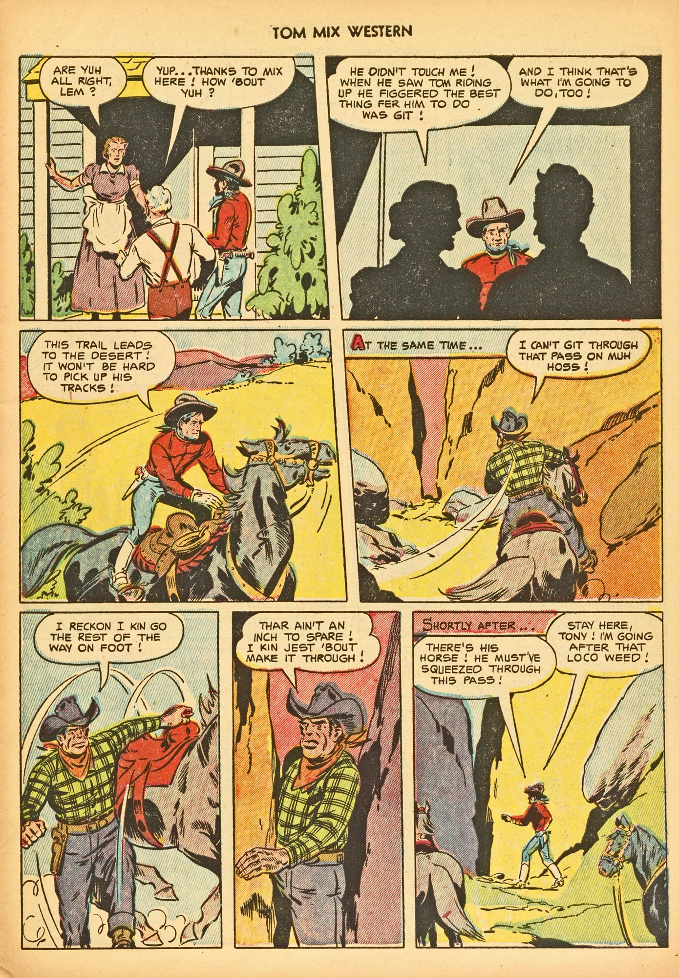 Read online Tom Mix Western (1948) comic -  Issue #59 - 7