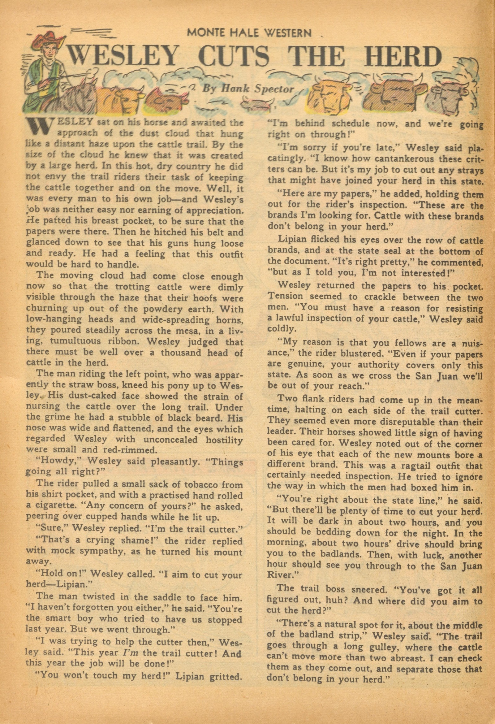 Read online Monte Hale Western comic -  Issue #75 - 12