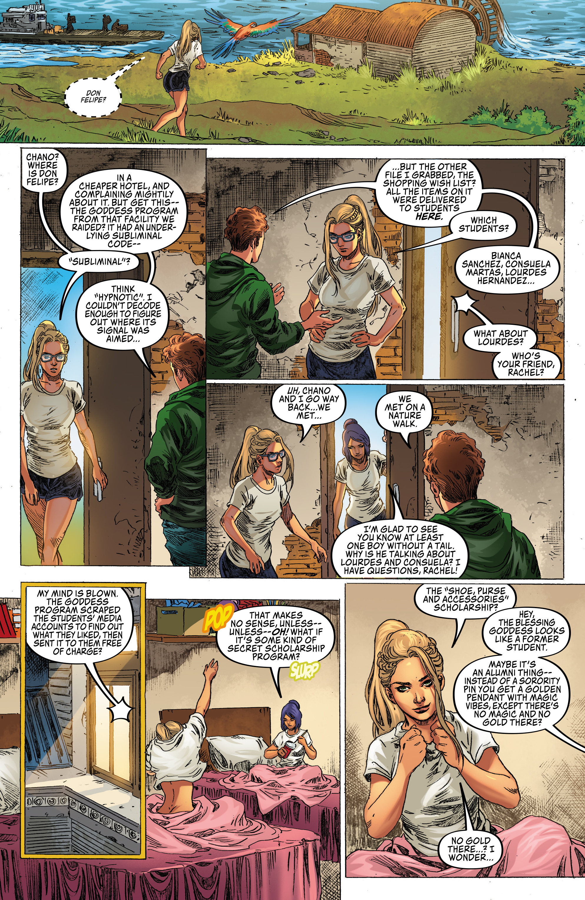 Read online Sheena Queen of the Jungle: Fatal Exams comic -  Issue #5 - 13