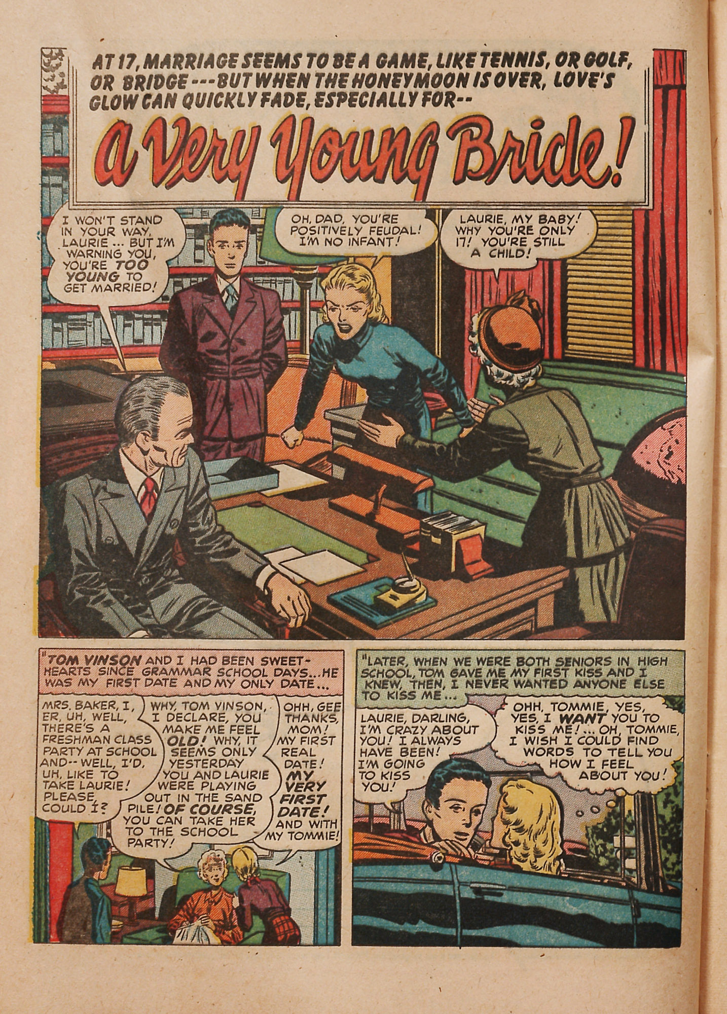 Read online Young Love (1949) comic -  Issue #2 - 16