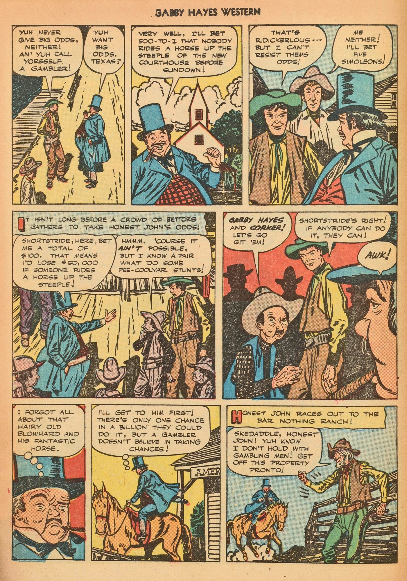 Read online Gabby Hayes Western comic -  Issue #8 - 14