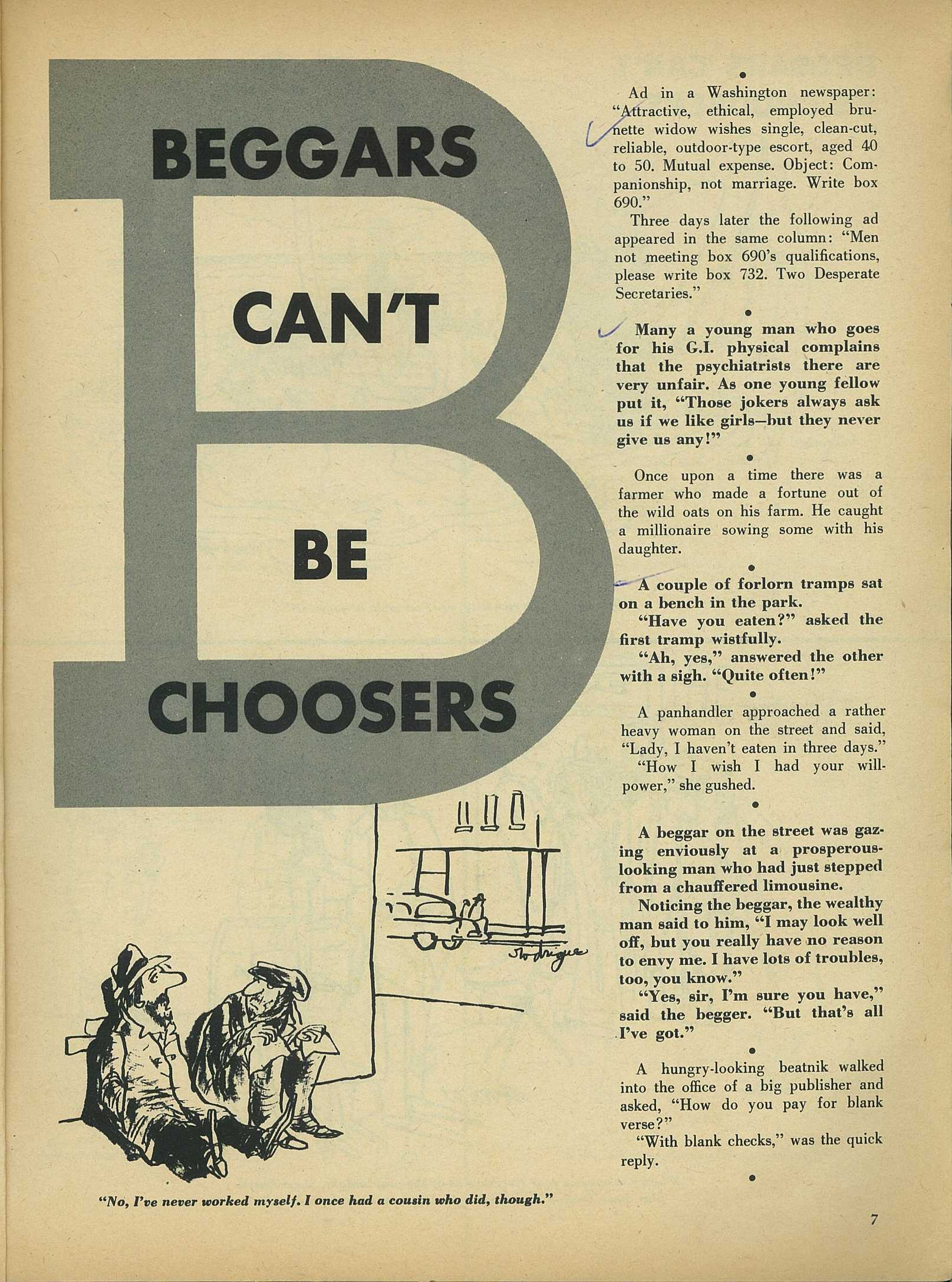 Read online Cartoons and Gags comic -  Issue #5 - 7