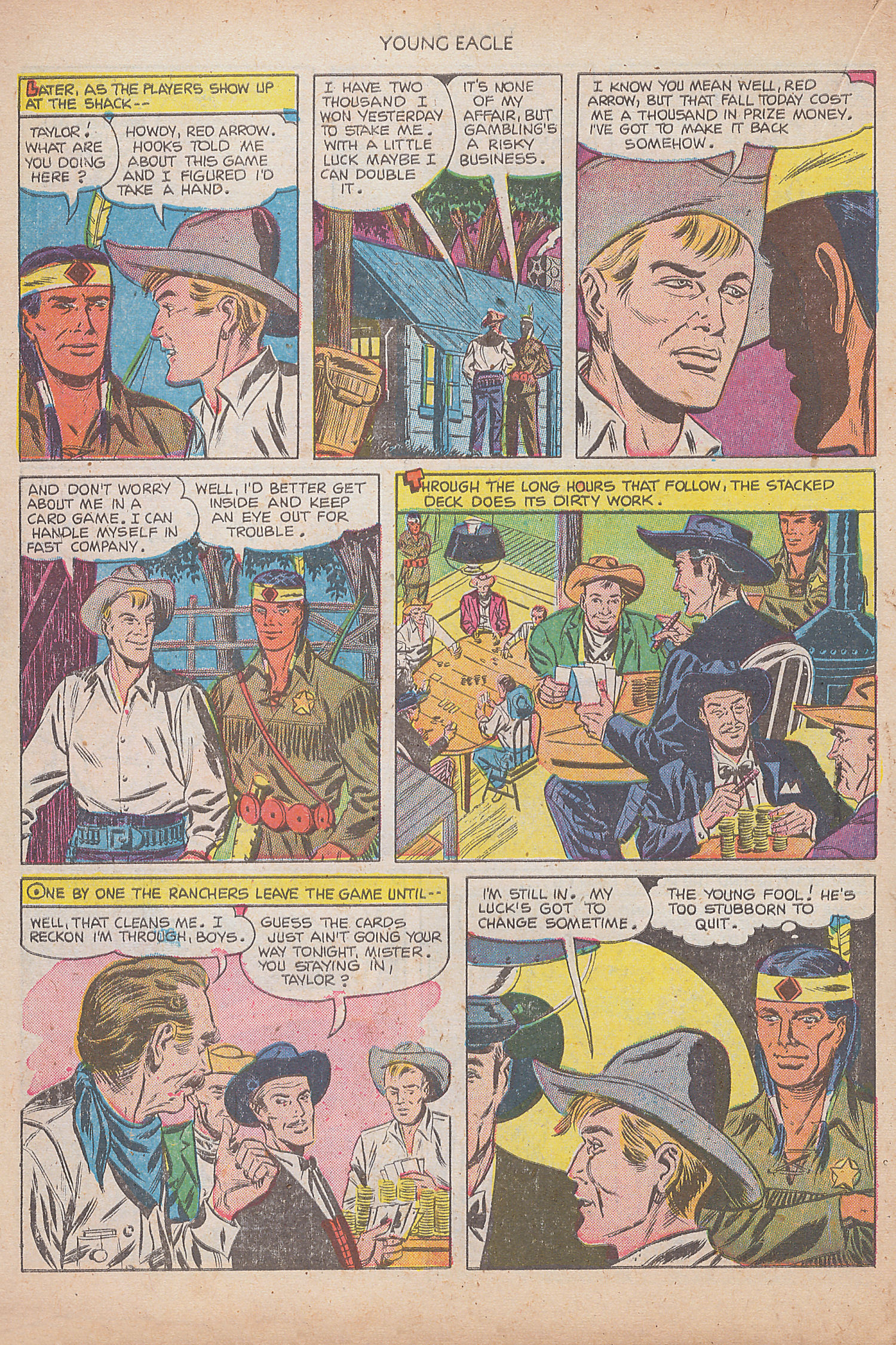 Read online Young Eagle comic -  Issue #8 - 18