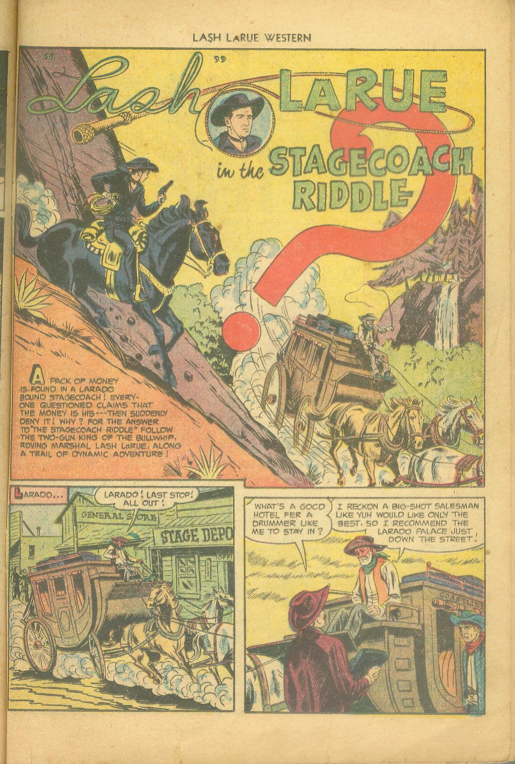 Read online Lash Larue Western (1949) comic -  Issue #43 - 17