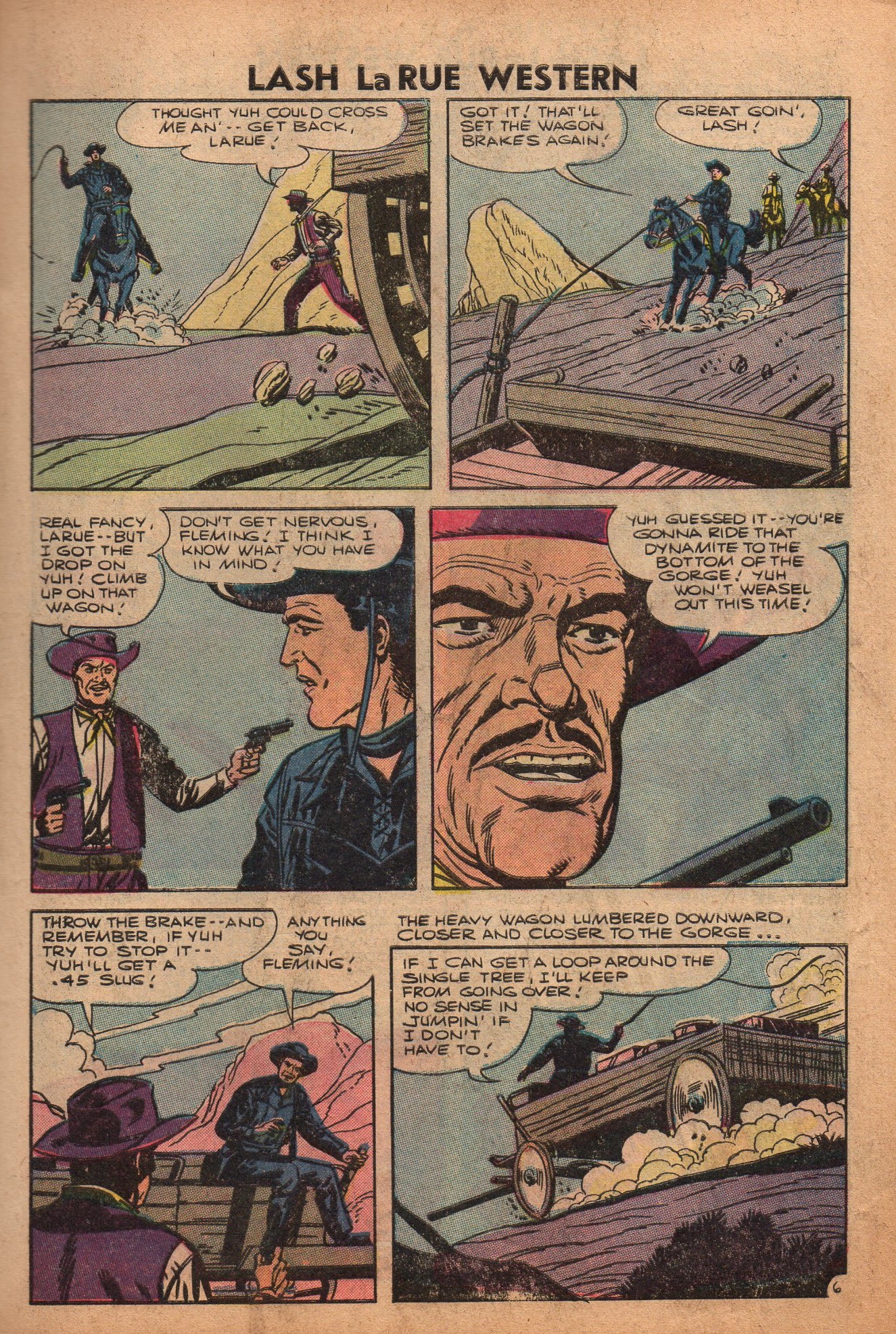 Read online Lash Larue Western (1949) comic -  Issue #61 - 9
