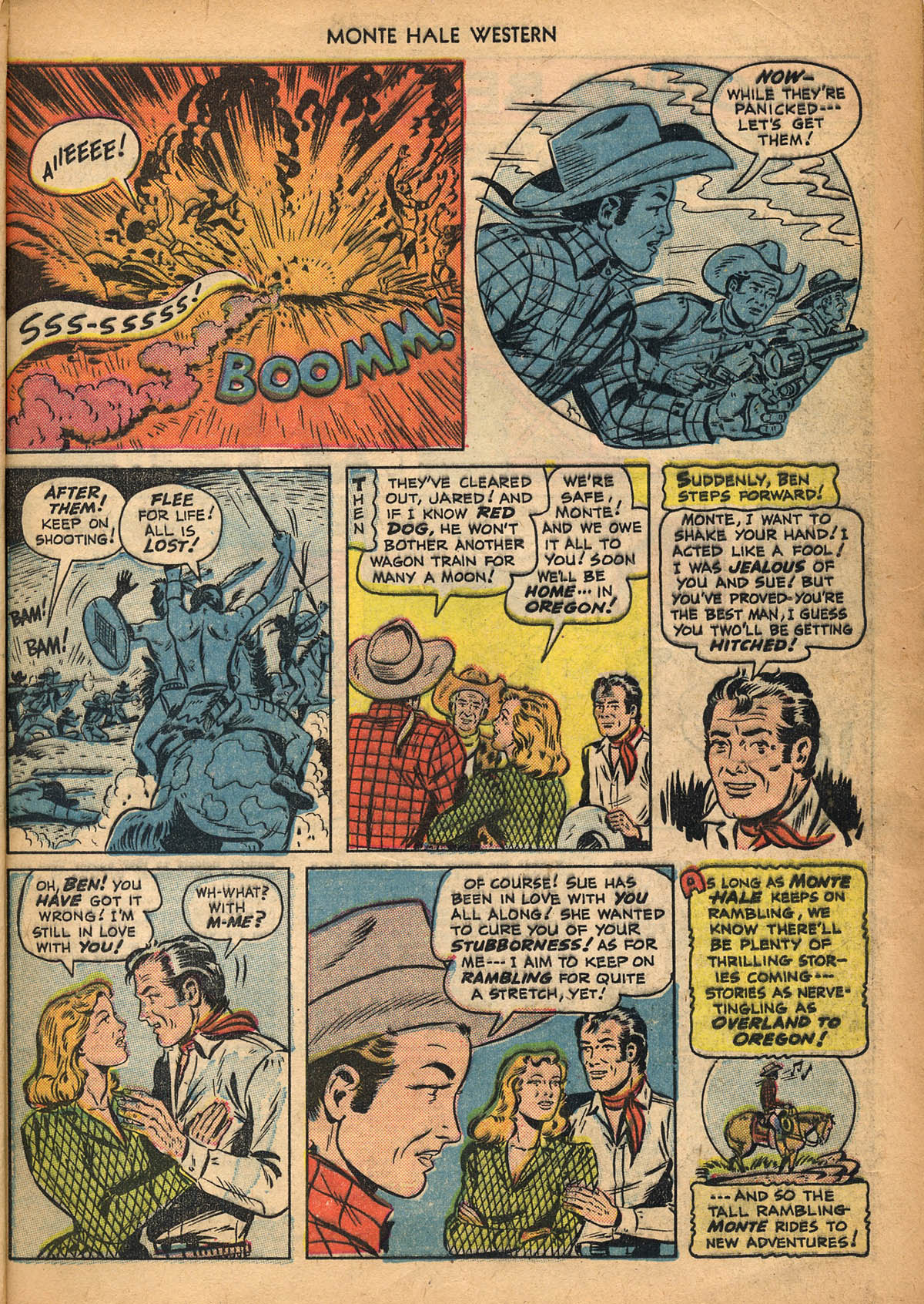 Read online Monte Hale Western comic -  Issue #44 - 14