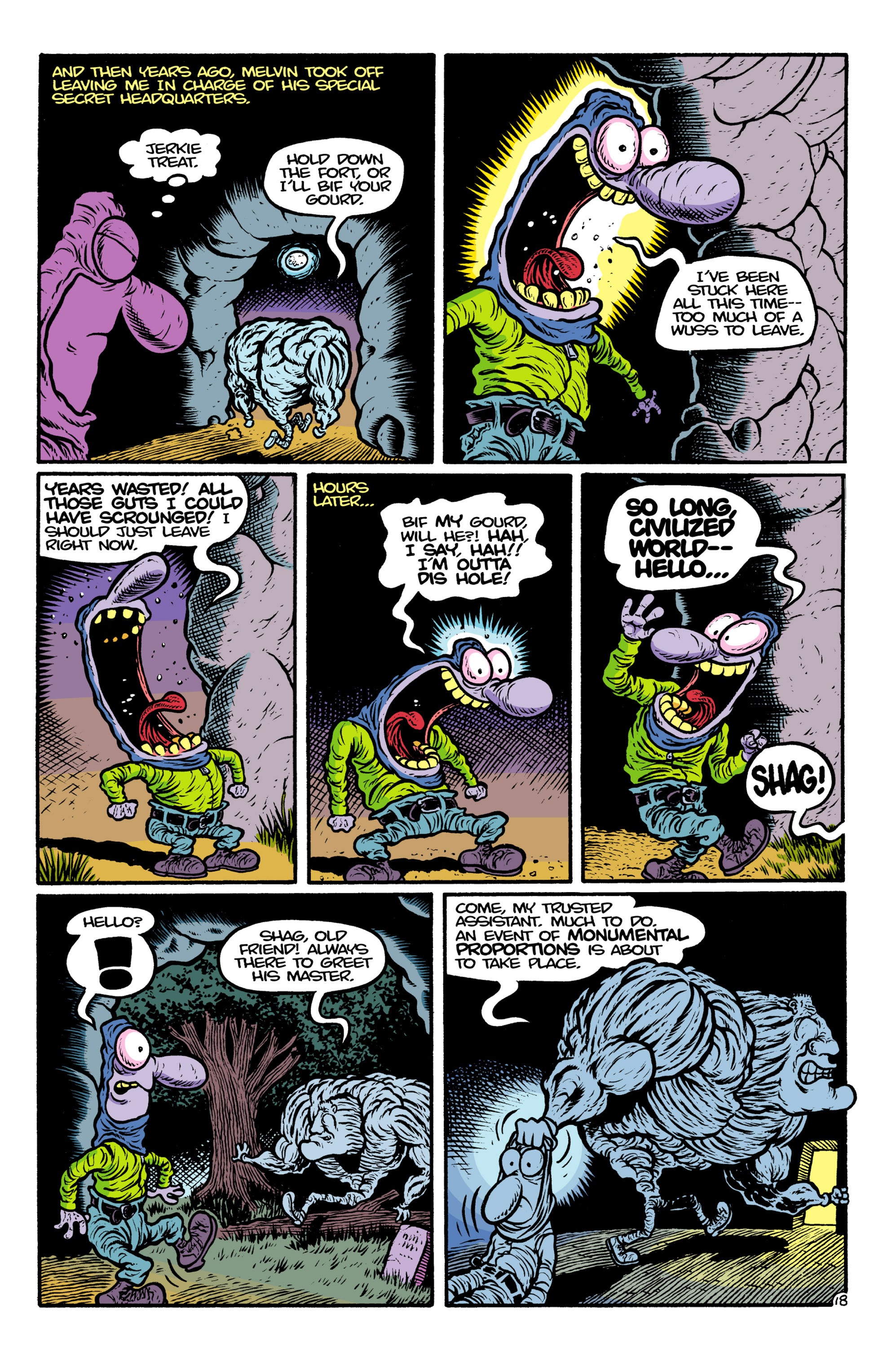 Read online Weird Melvin comic -  Issue #3 - 20
