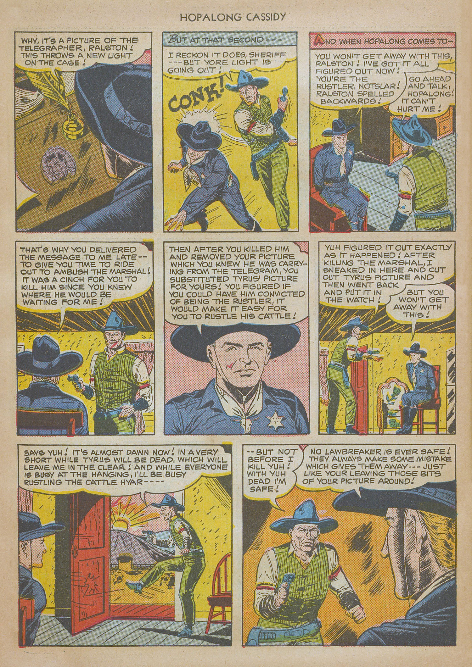 Read online Hopalong Cassidy comic -  Issue #51 - 46
