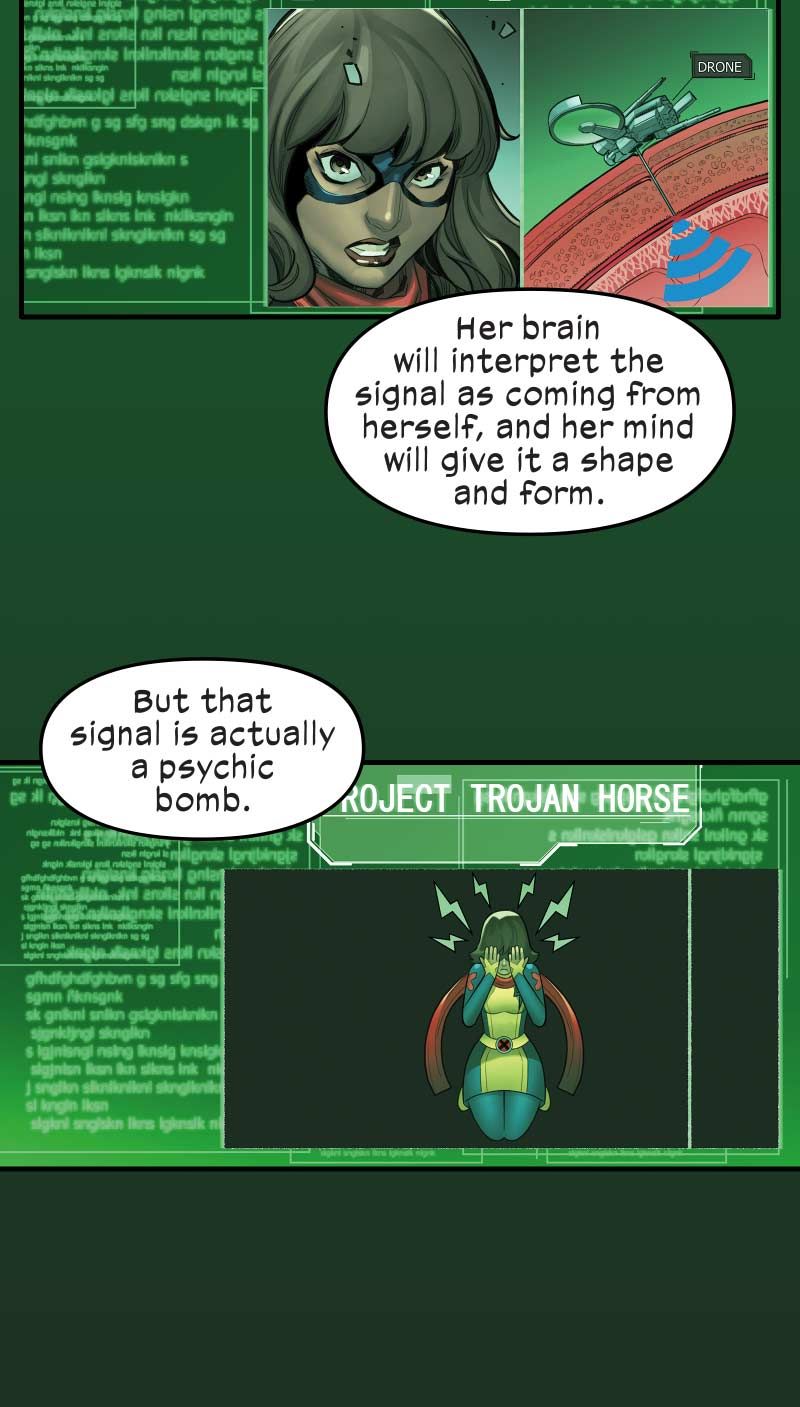 Read online Ms. Marvel: The New Mutant Infinity Comics comic -  Issue #3 - 22