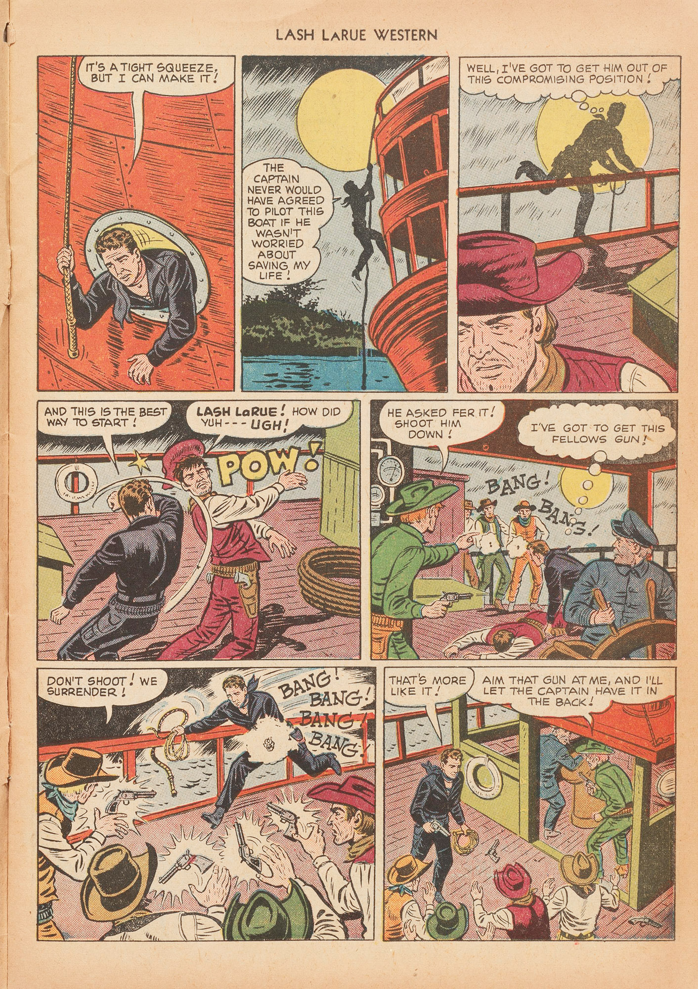 Read online Lash Larue Western (1949) comic -  Issue #15 - 11
