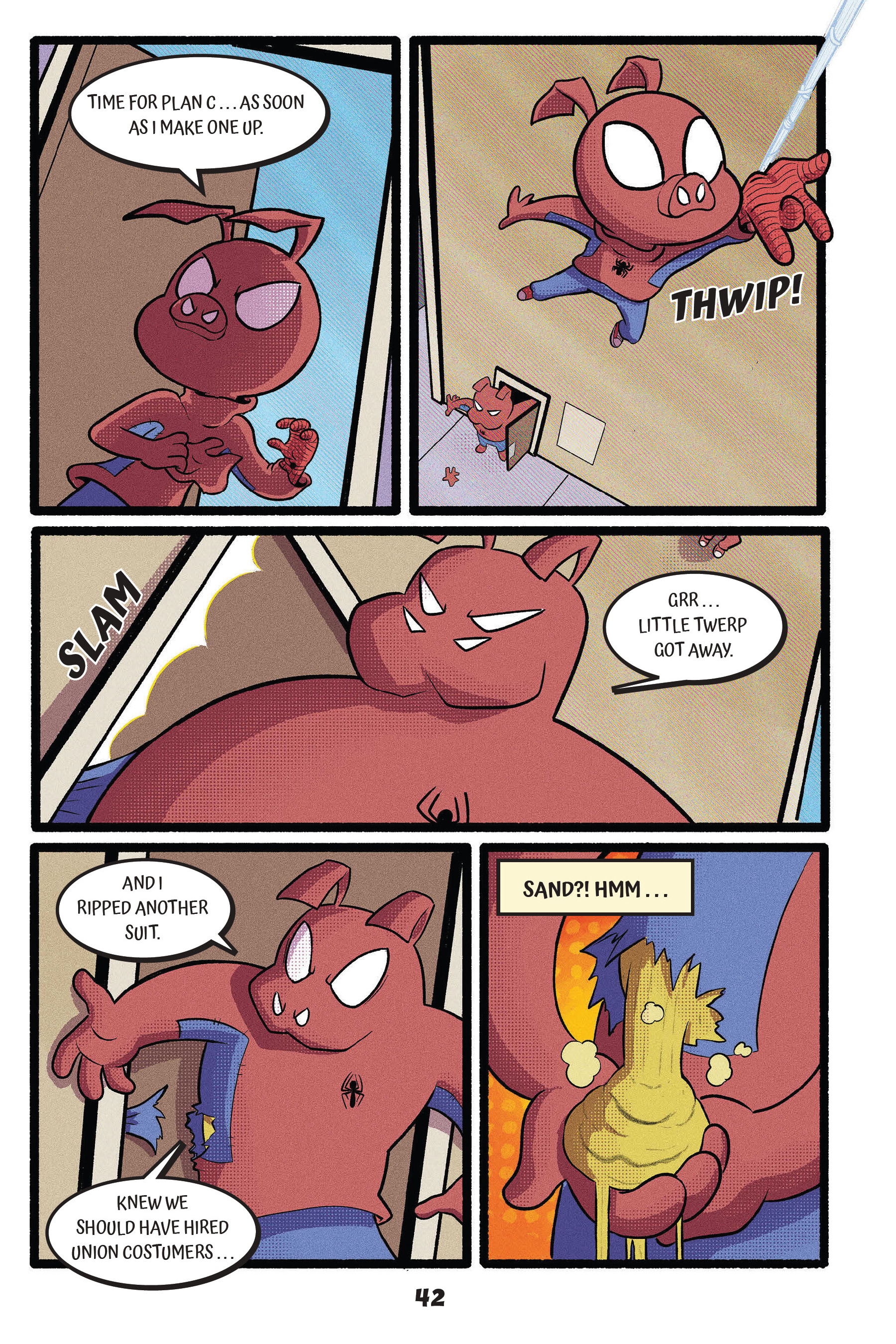 Read online Spider-Ham: Hollywood May-Ham comic -  Issue # TPB - 42