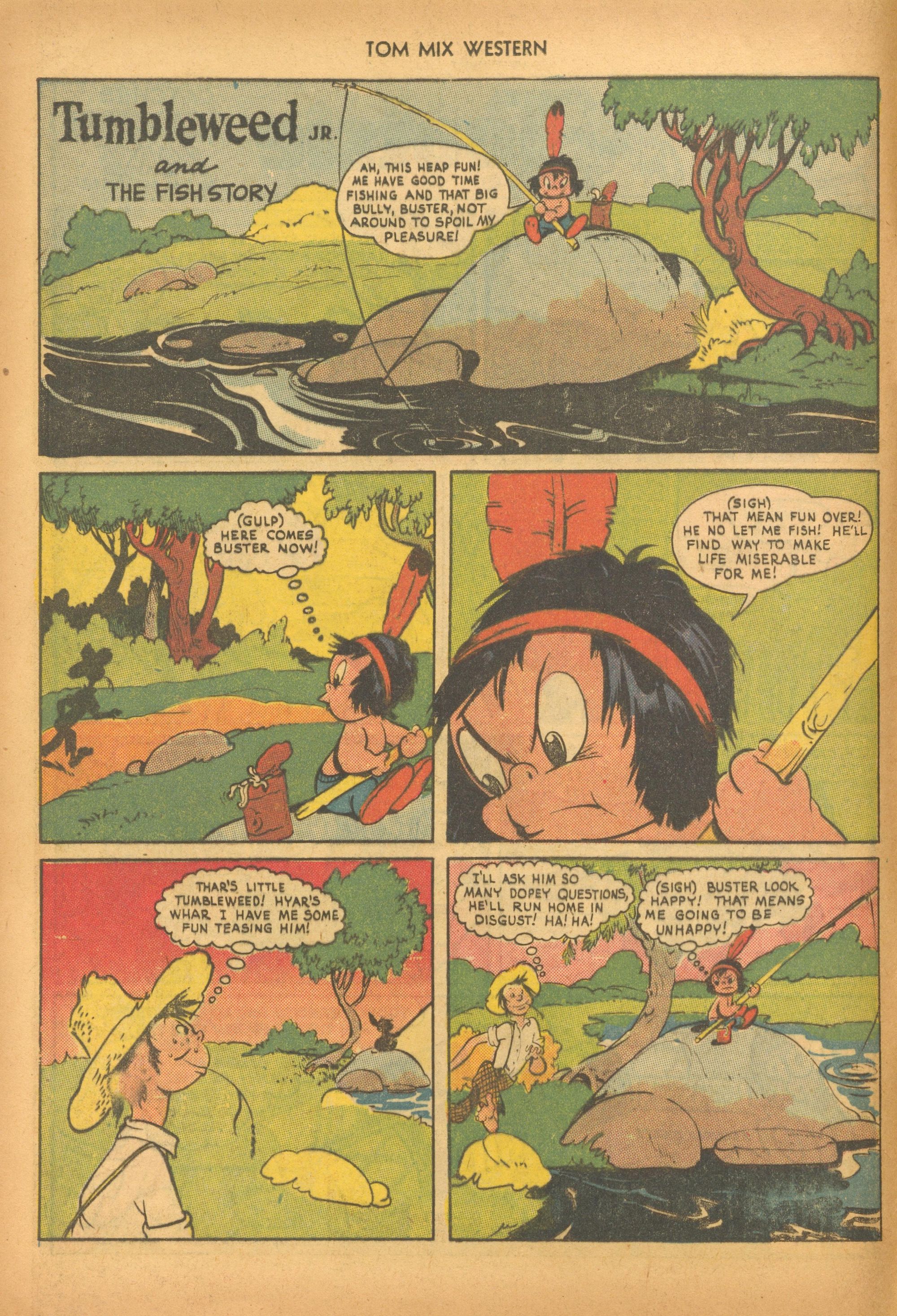 Read online Tom Mix Western (1948) comic -  Issue #28 - 12