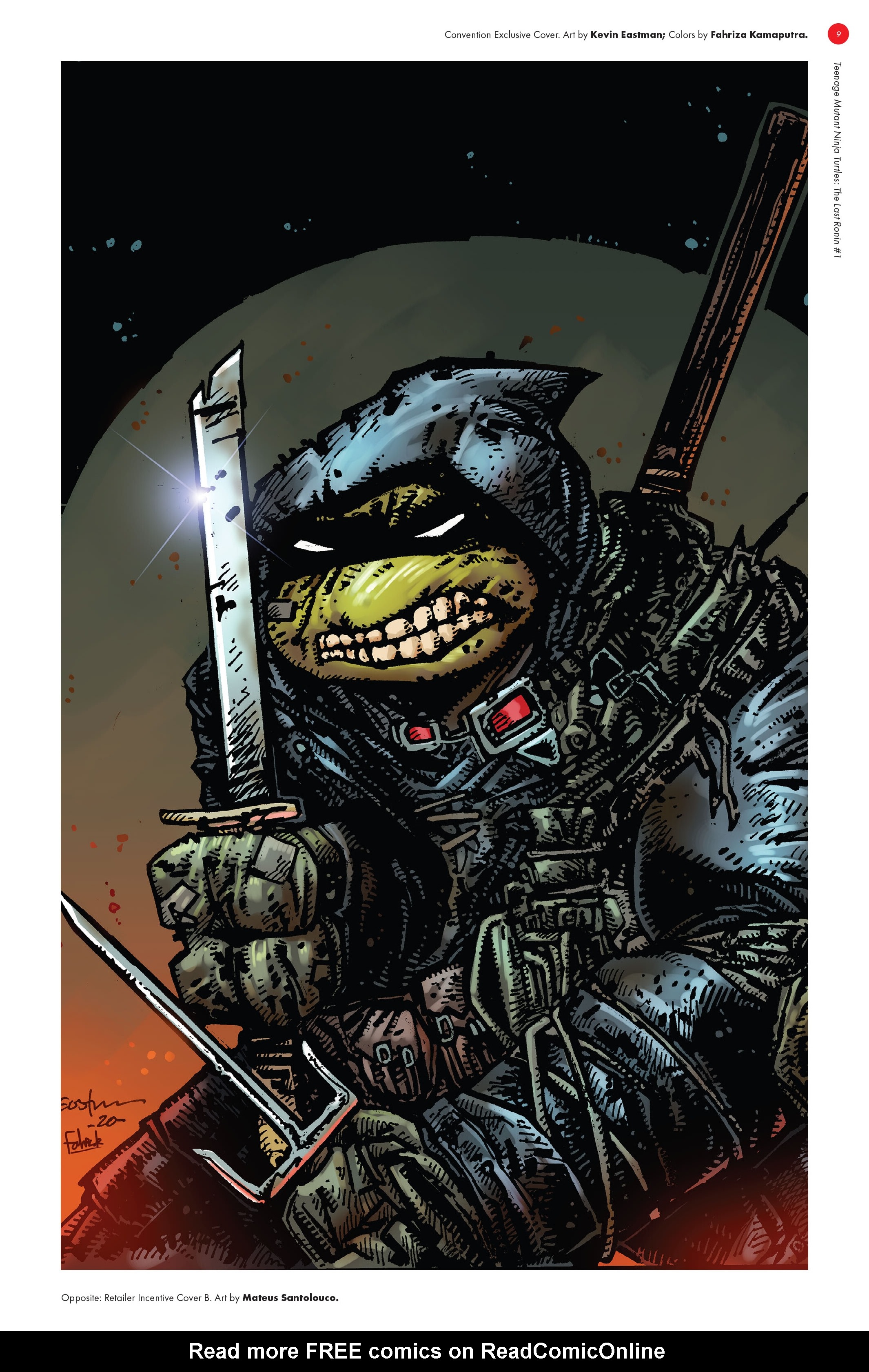 Read online Teenage Mutant Ninja Turtles: The Last Ronin - The Covers comic -  Issue # TPB (Part 1) - 9