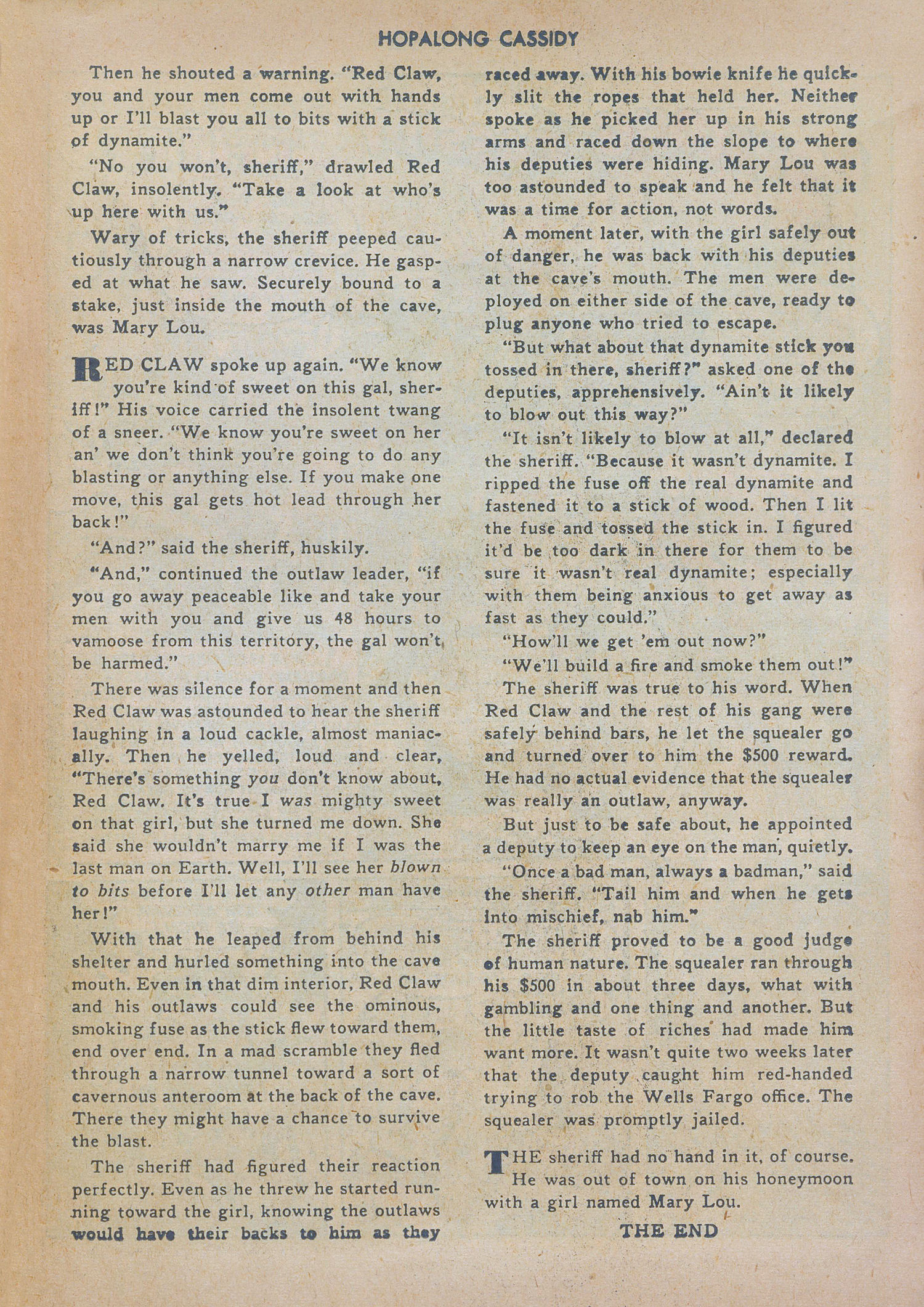 Read online Hopalong Cassidy comic -  Issue #27 - 41