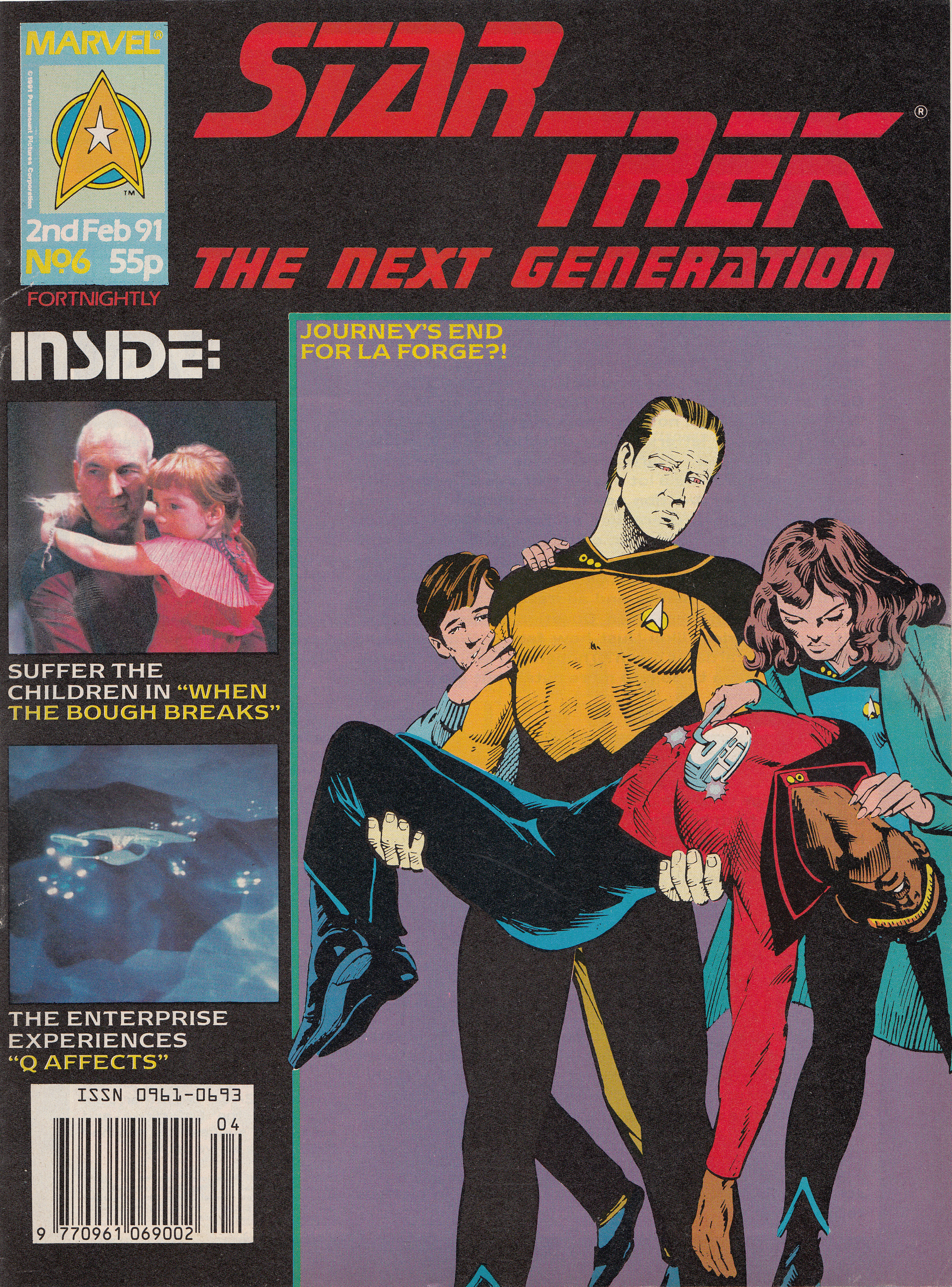 Read online Star Trek The Next Generation (1990) comic -  Issue #6 - 1