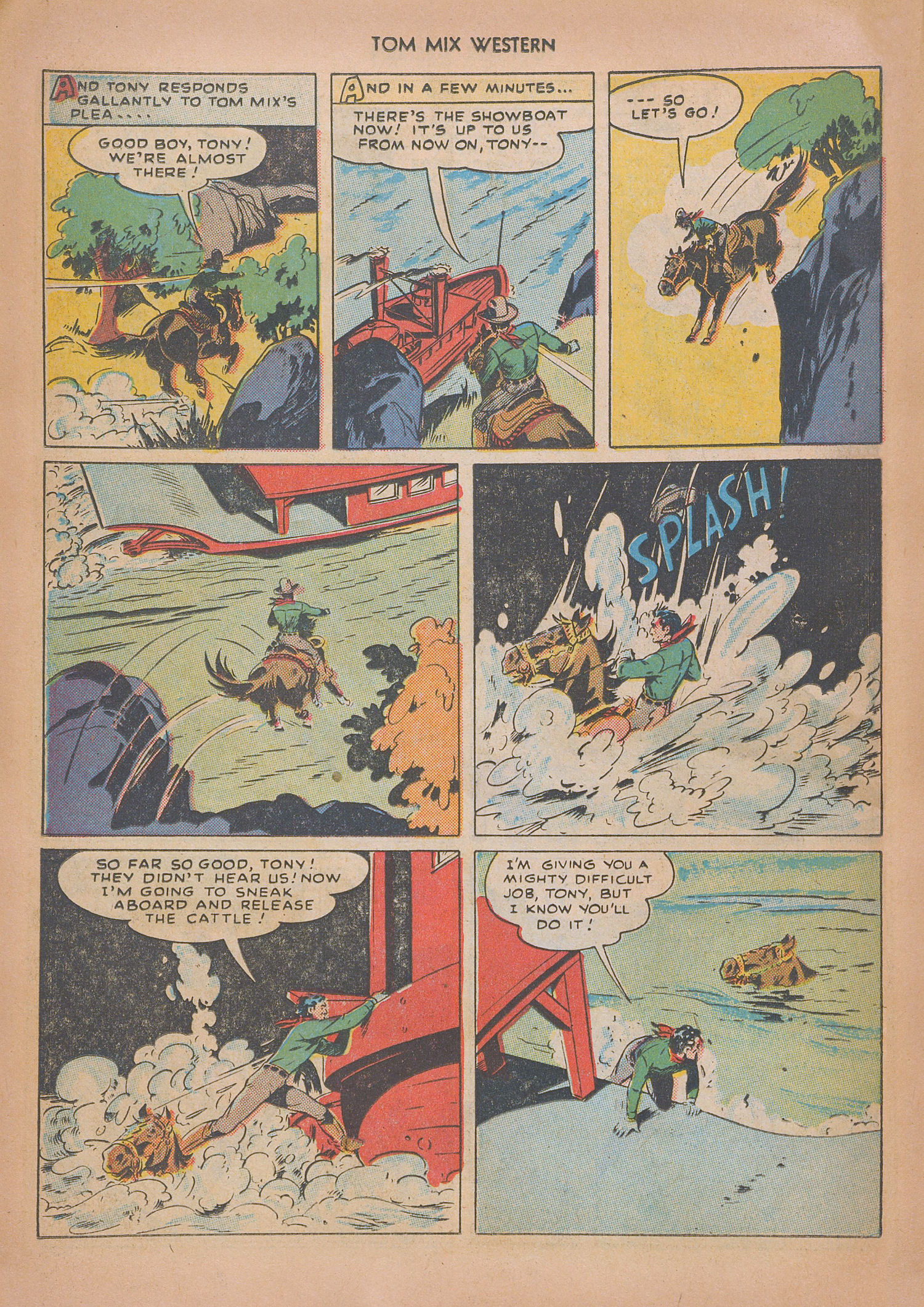 Read online Tom Mix Western (1948) comic -  Issue #13 - 30