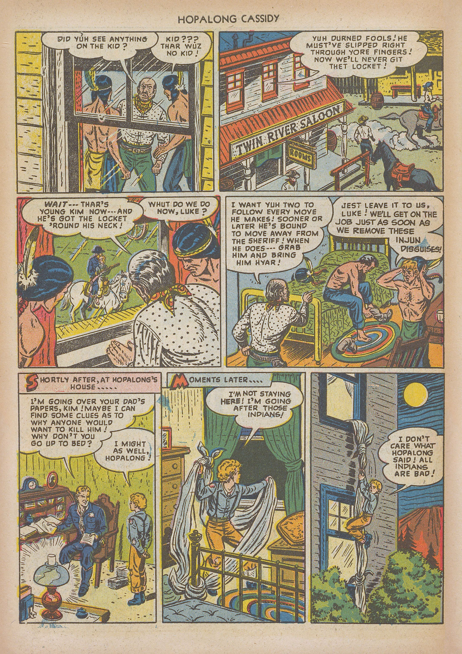 Read online Hopalong Cassidy comic -  Issue #35 - 46