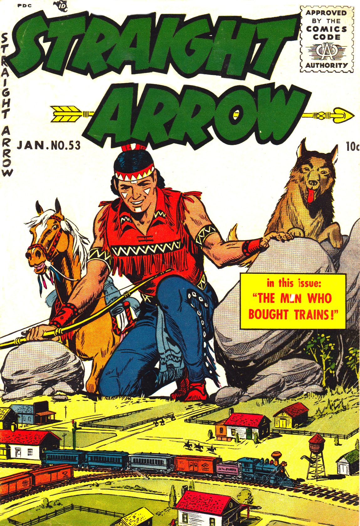 Read online Straight Arrow comic -  Issue #53 - 1
