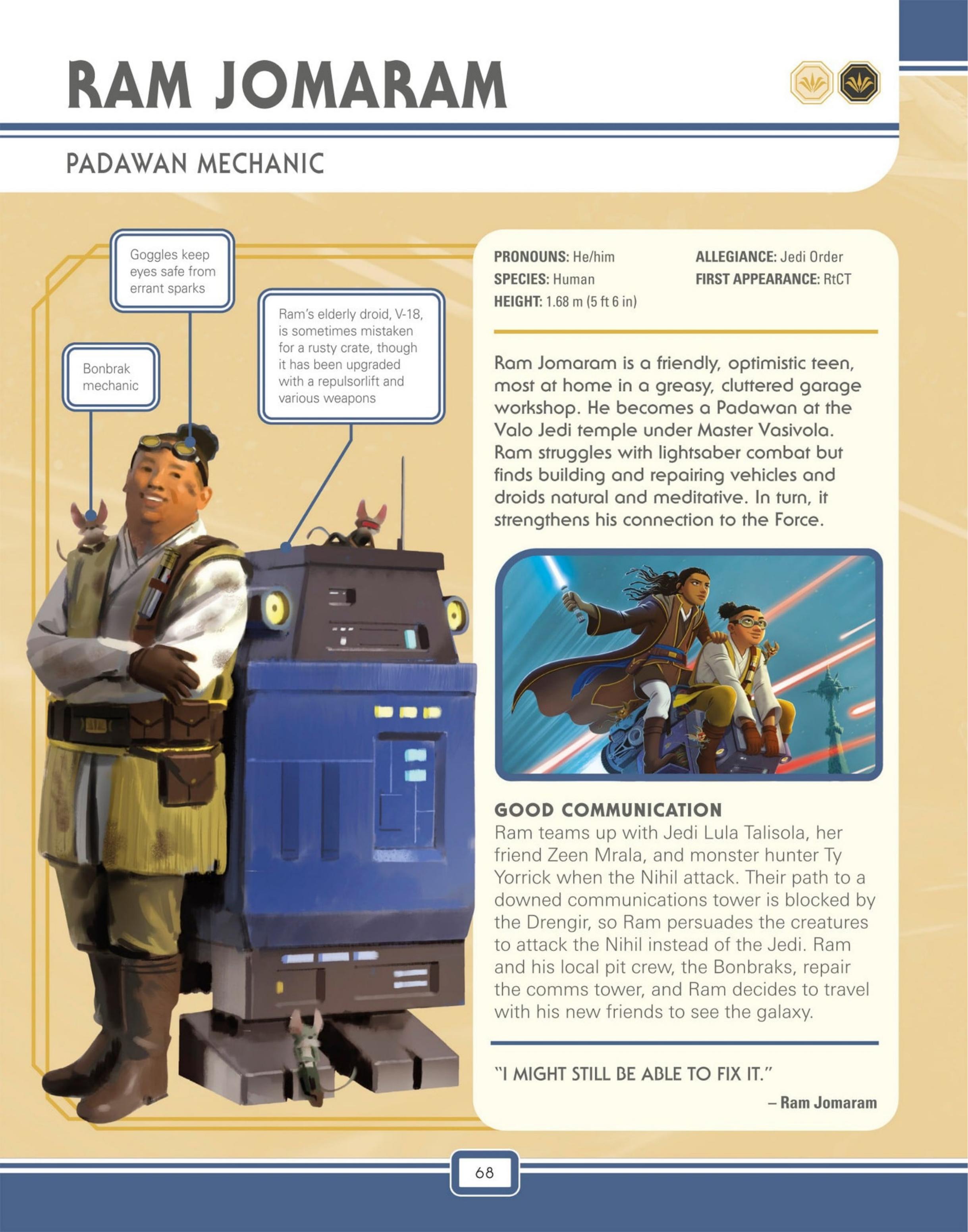 Read online Star Wars: The High Republic Character Encyclopedia comic -  Issue # TPB (Part 1) - 70