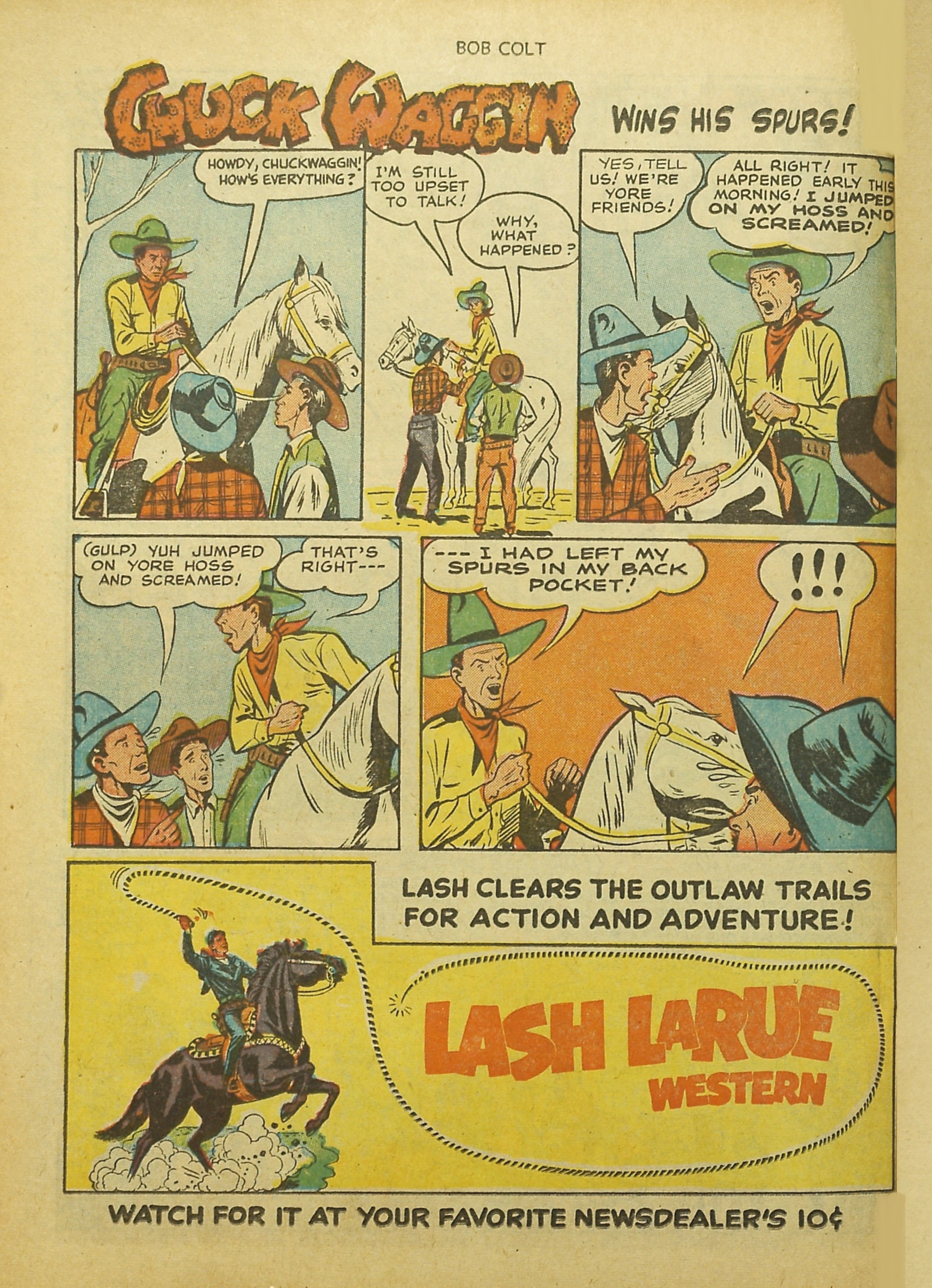 Read online Bob Colt Western comic -  Issue #9 - 16