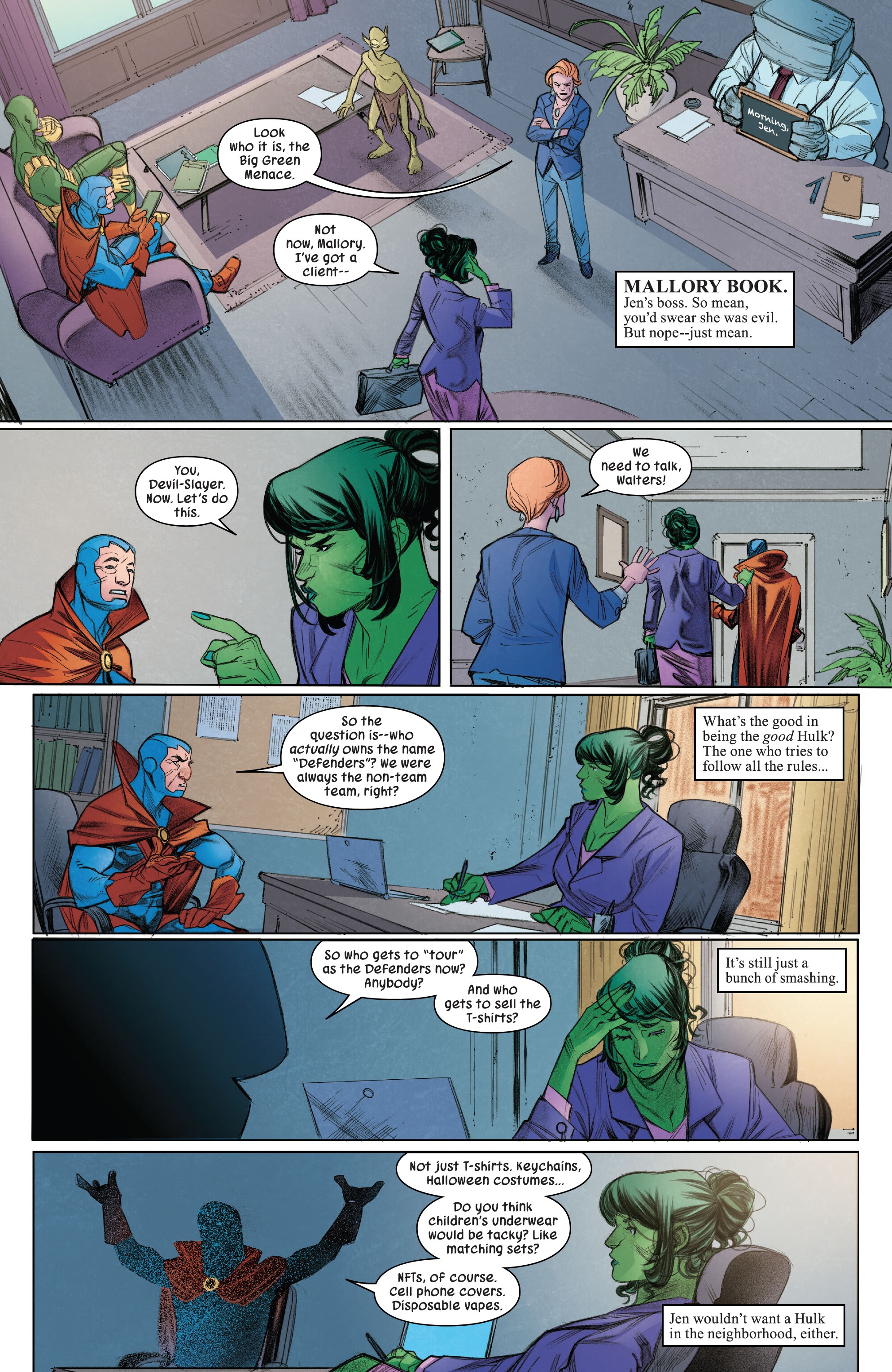 Read online Sensational She-Hulk comic -  Issue #4 - 4