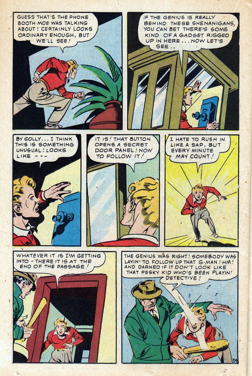 Read online Super-Mystery Comics comic -  Issue #23 - 36