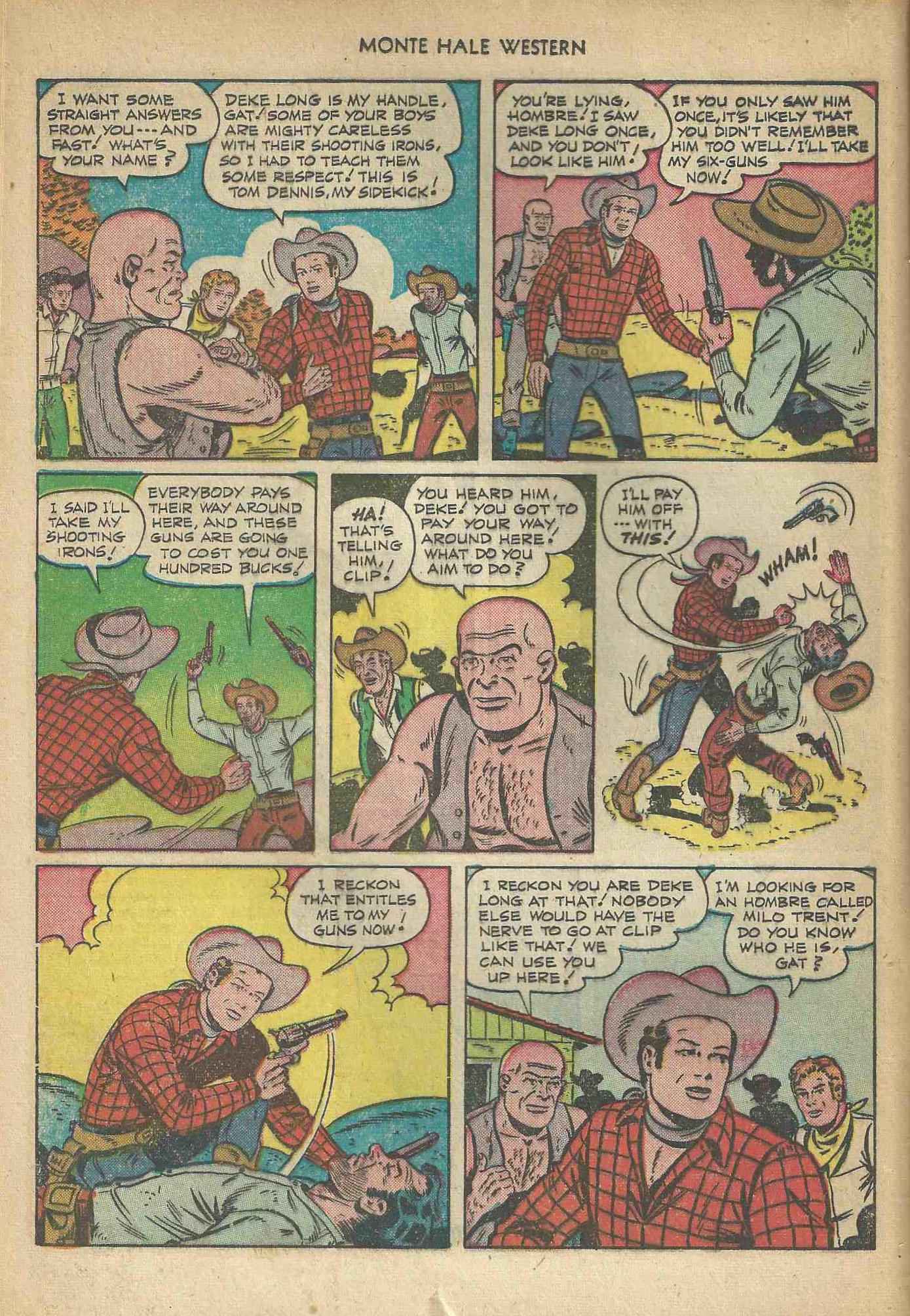 Read online Monte Hale Western comic -  Issue #57 - 12