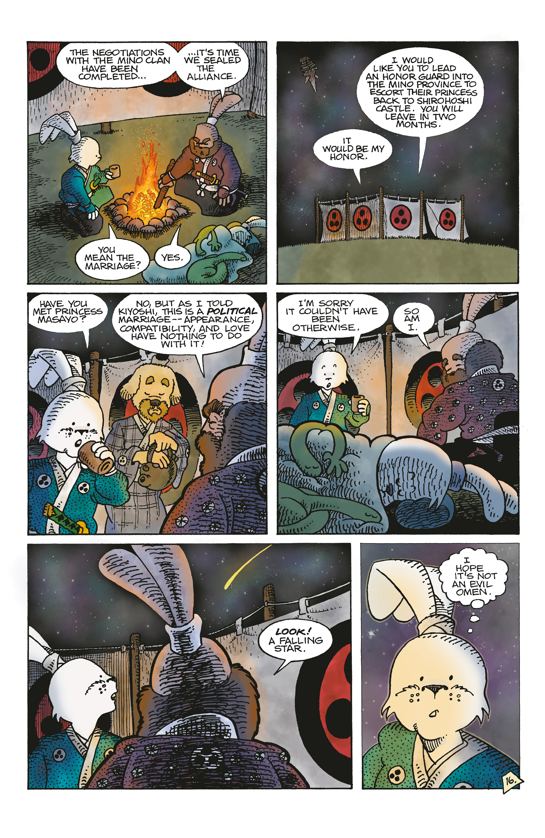 Read online Space Usagi: Death and Honor comic -  Issue #1 - 17