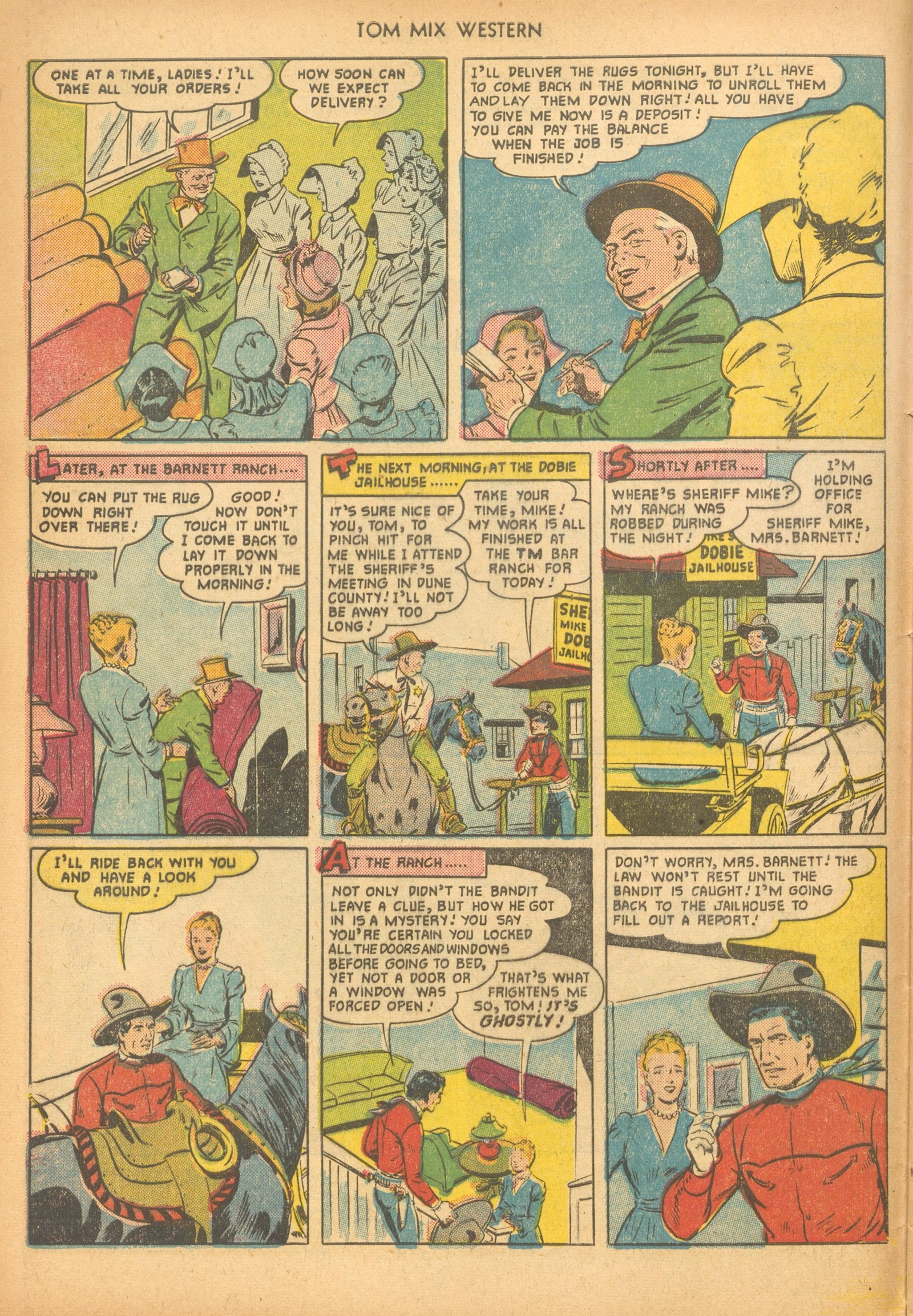 Read online Tom Mix Western (1948) comic -  Issue #44 - 4