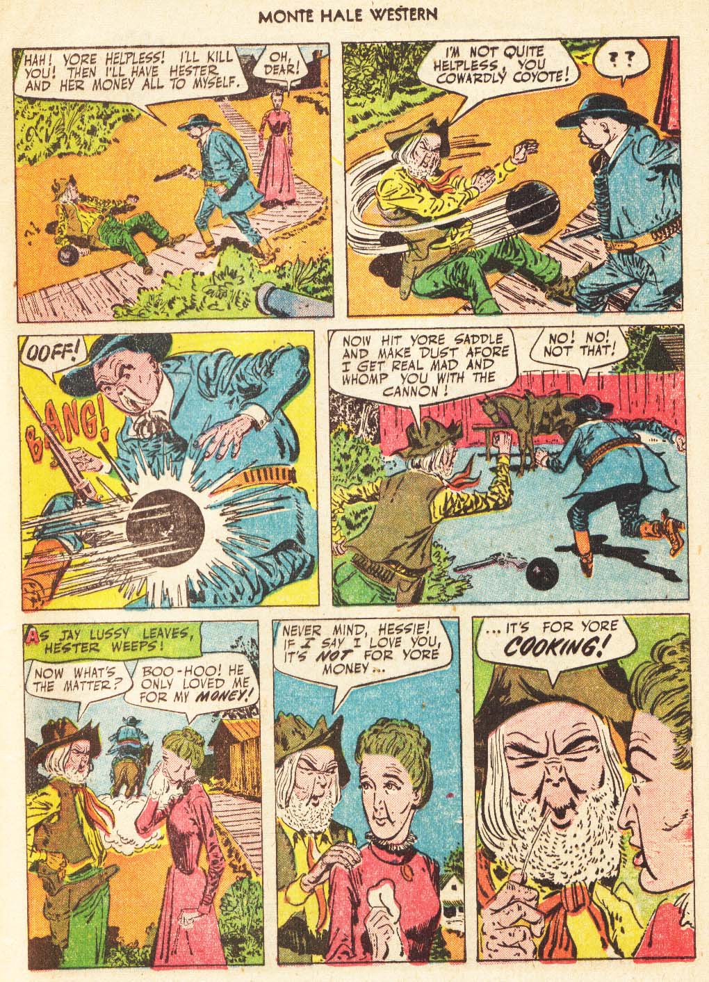 Read online Monte Hale Western comic -  Issue #56 - 16