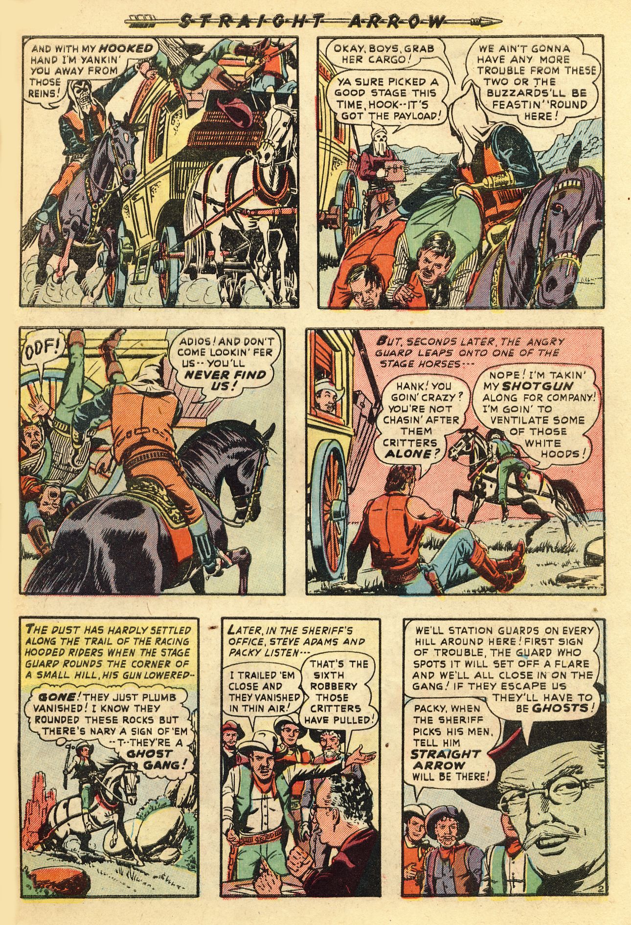 Read online Straight Arrow comic -  Issue #11 - 27