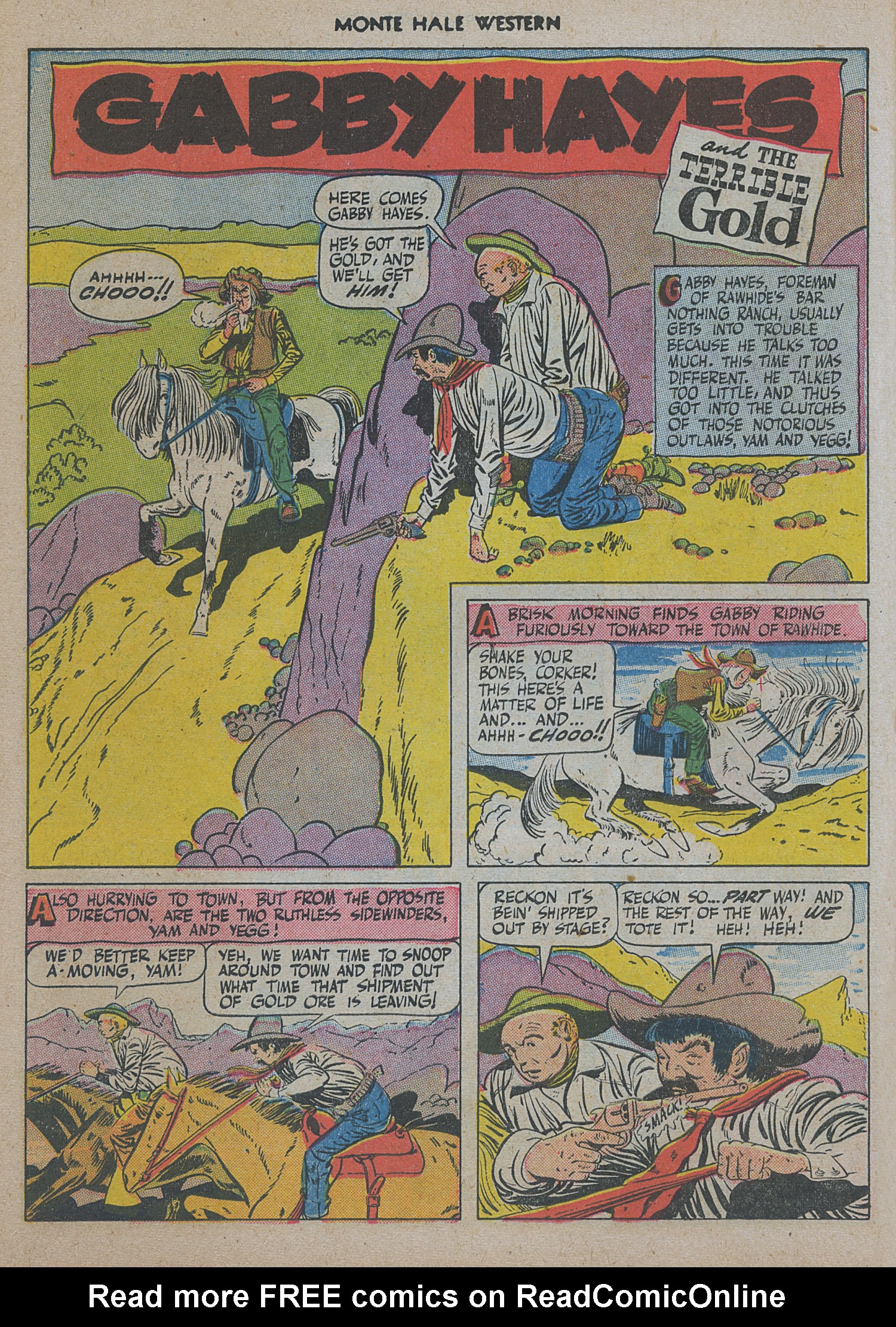 Read online Monte Hale Western comic -  Issue #48 - 14