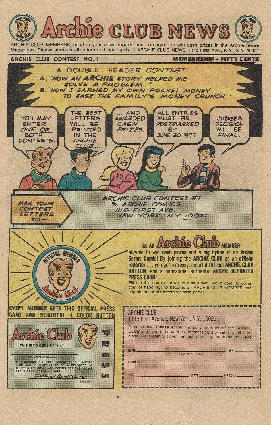 Read online Jughead's Jokes comic -  Issue #54 - 26