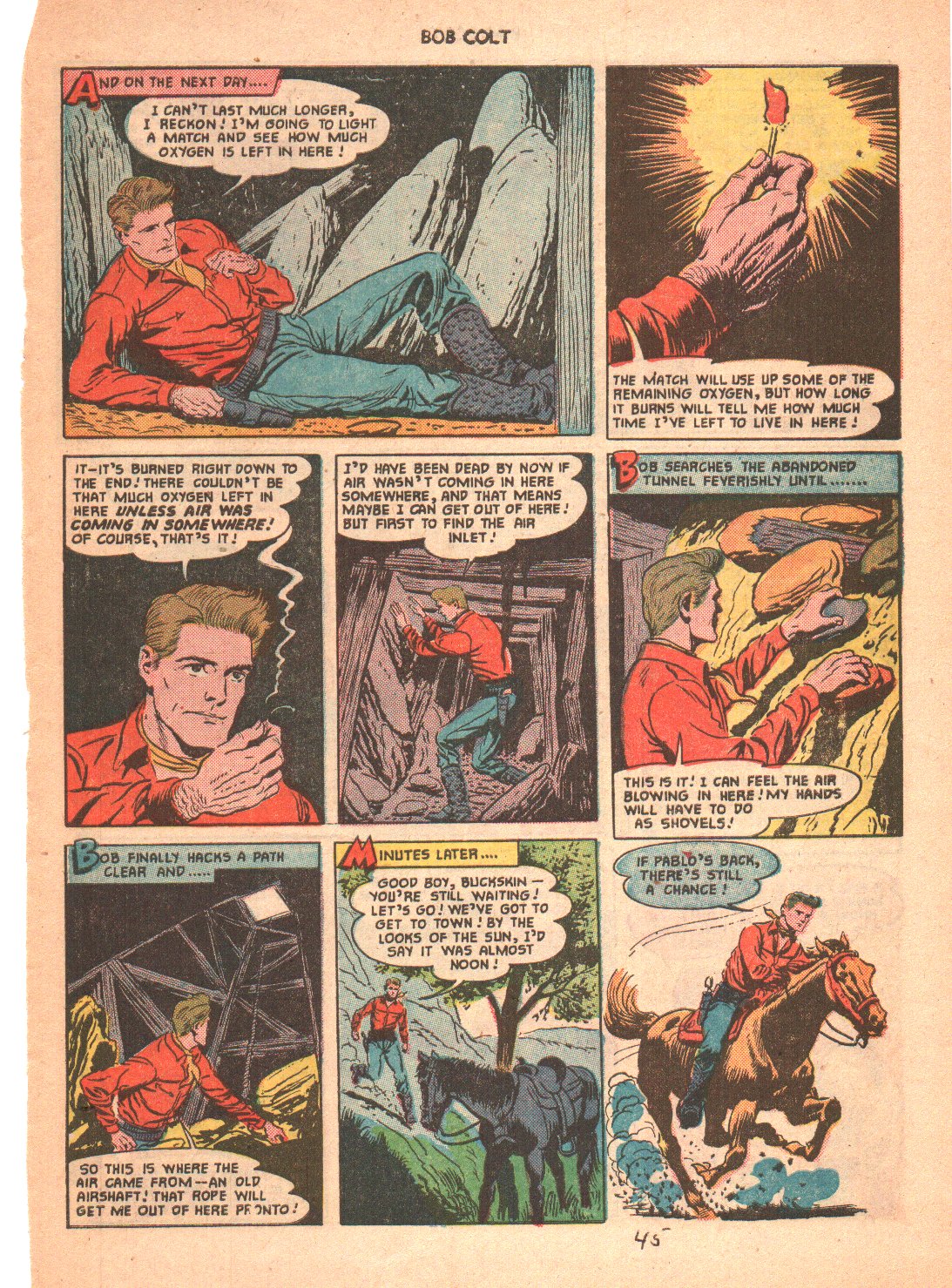 Read online Bob Colt Western comic -  Issue #6 - 12
