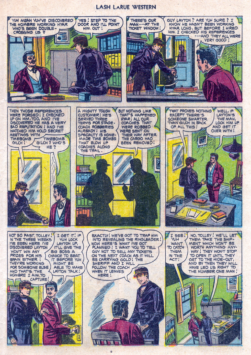 Read online Lash Larue Western (1949) comic -  Issue #45 - 25
