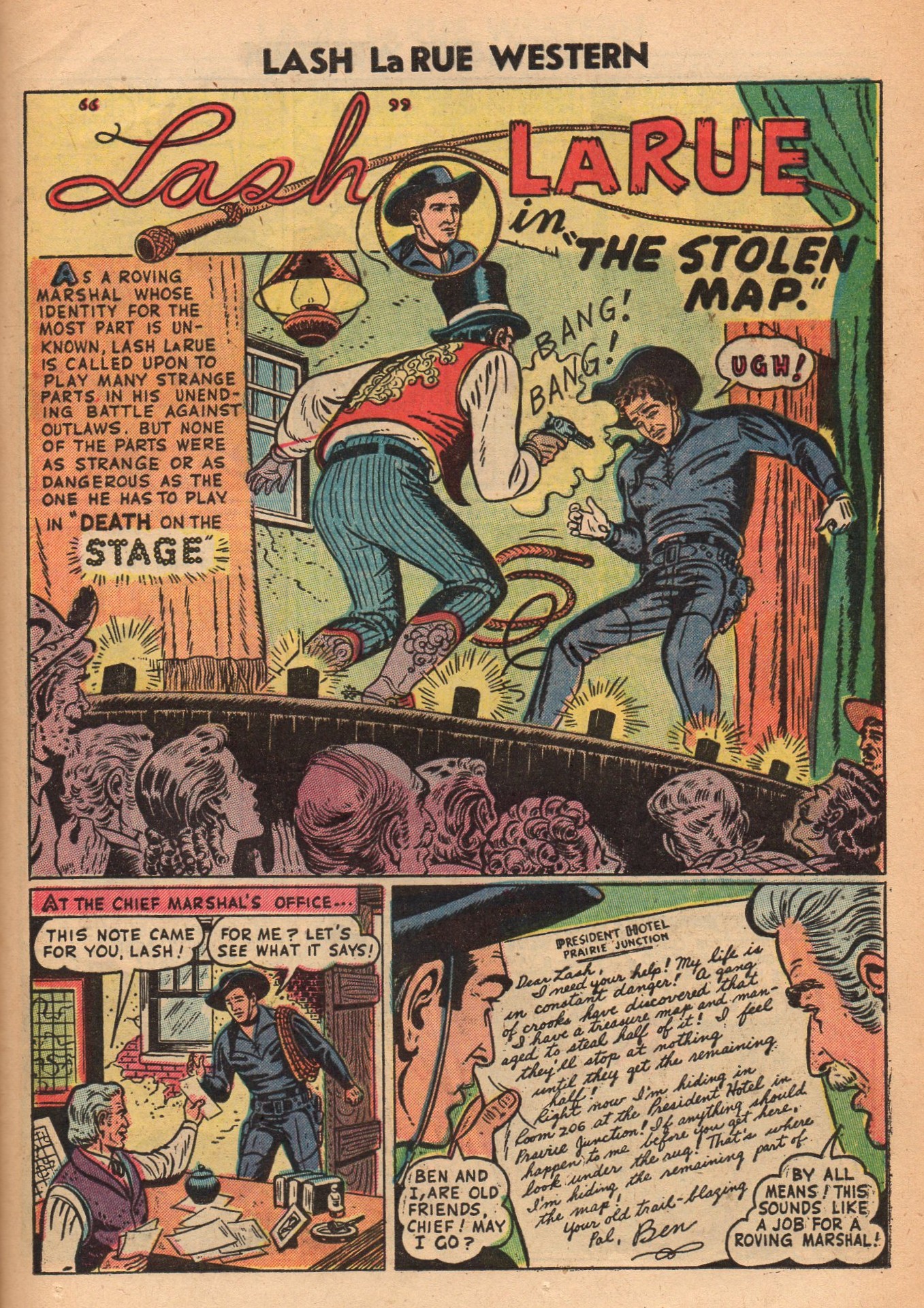 Read online Lash Larue Western (1949) comic -  Issue #48 - 25