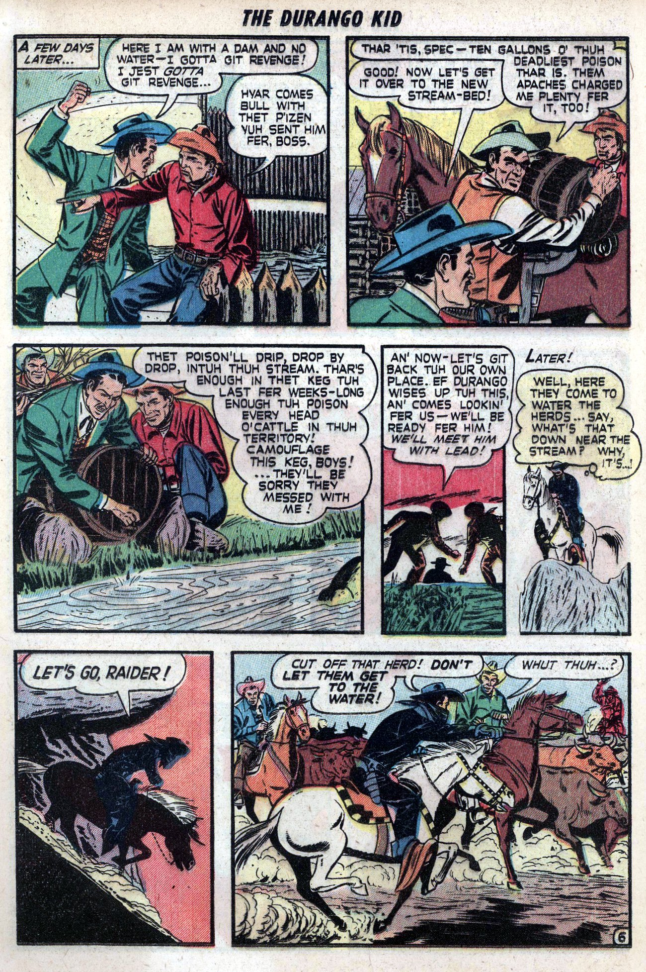 Read online Charles Starrett as The Durango Kid comic -  Issue #9 - 16