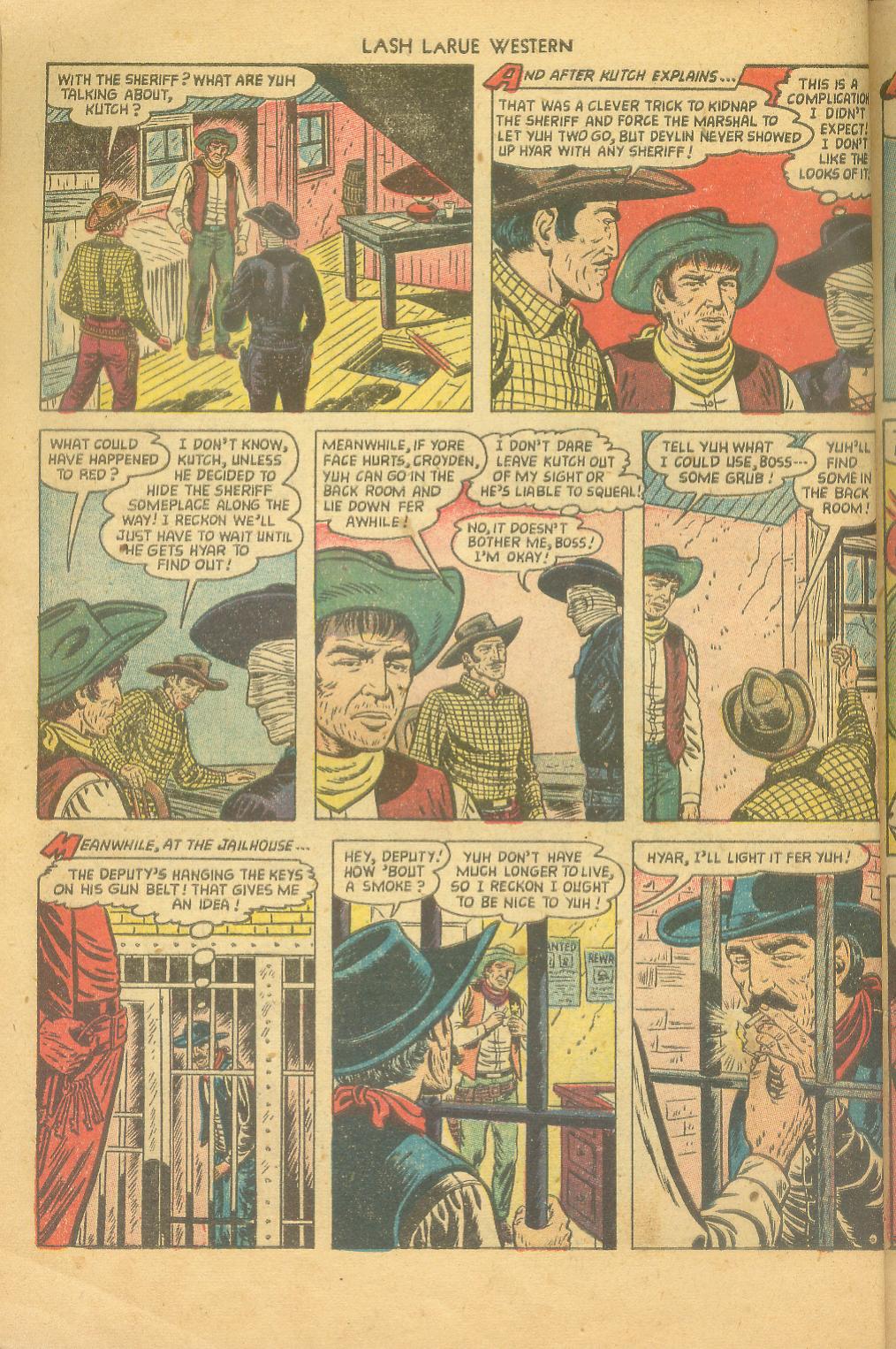 Read online Lash Larue Western (1949) comic -  Issue #43 - 8