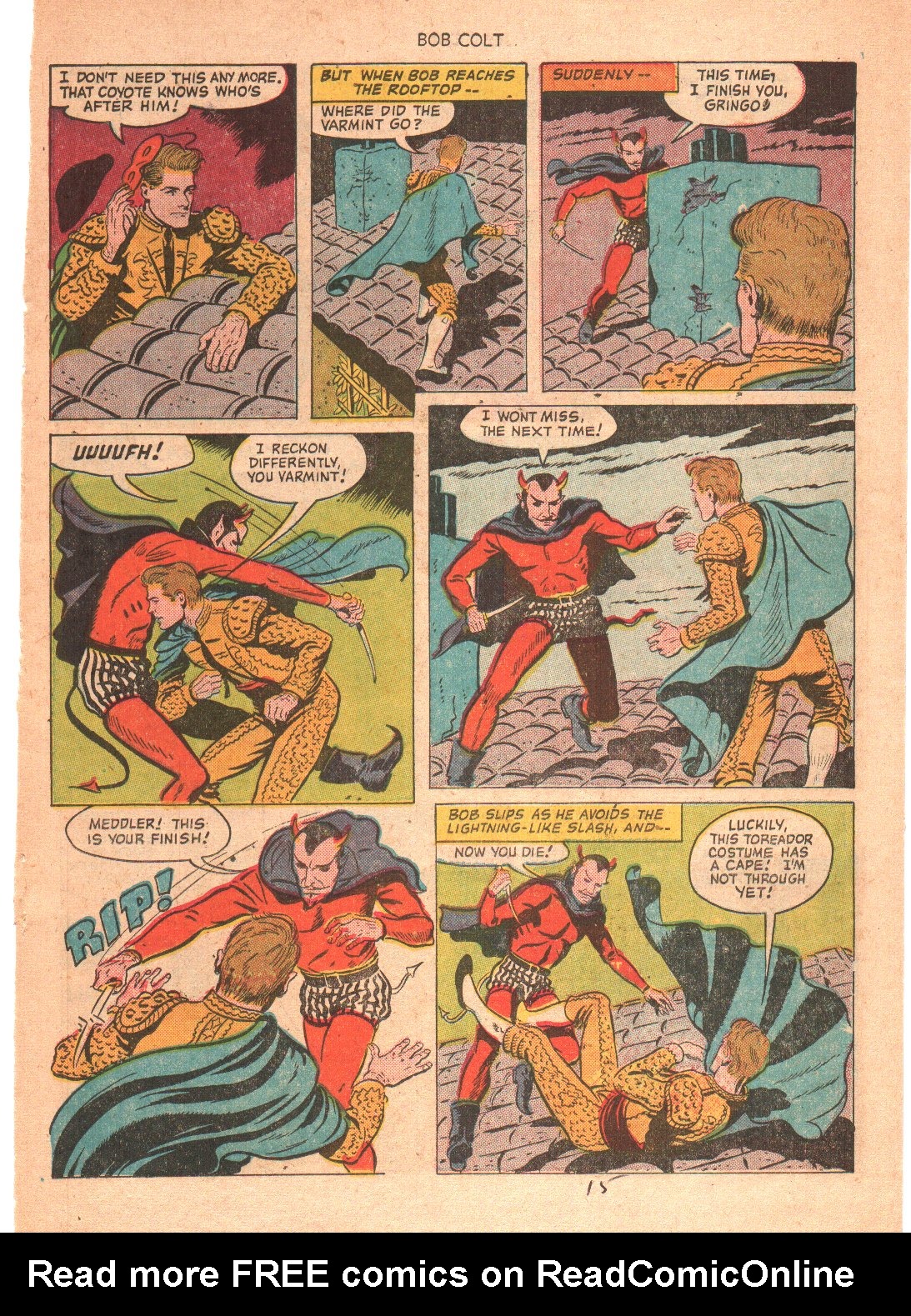 Read online Bob Colt Western comic -  Issue #4 - 15