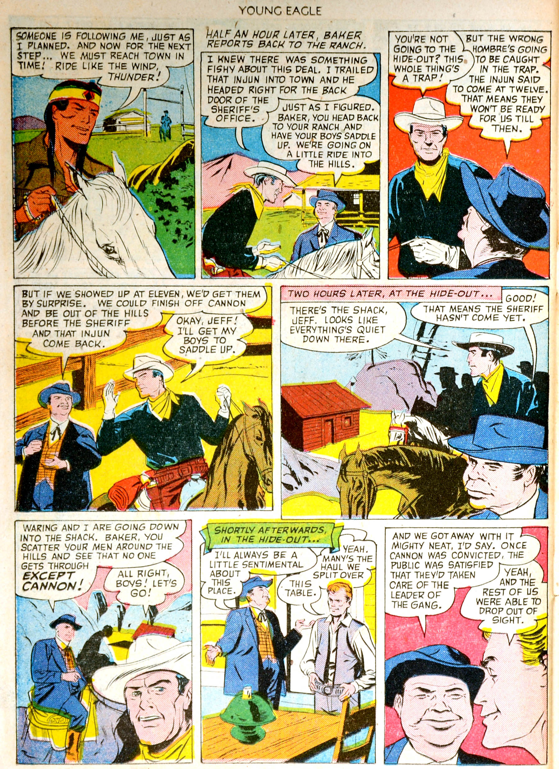 Read online Young Eagle comic -  Issue #4 - 32