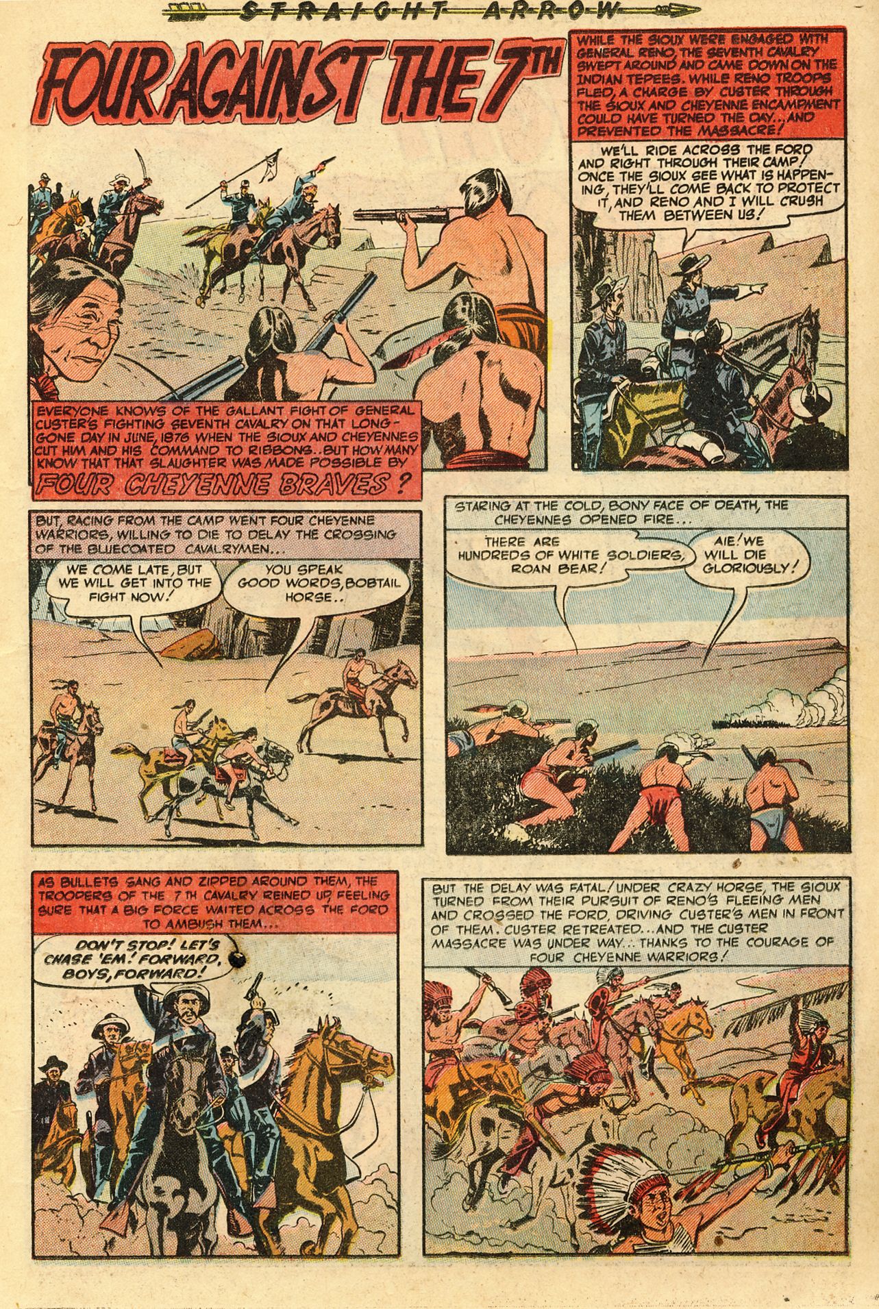 Read online Straight Arrow comic -  Issue #8 - 11