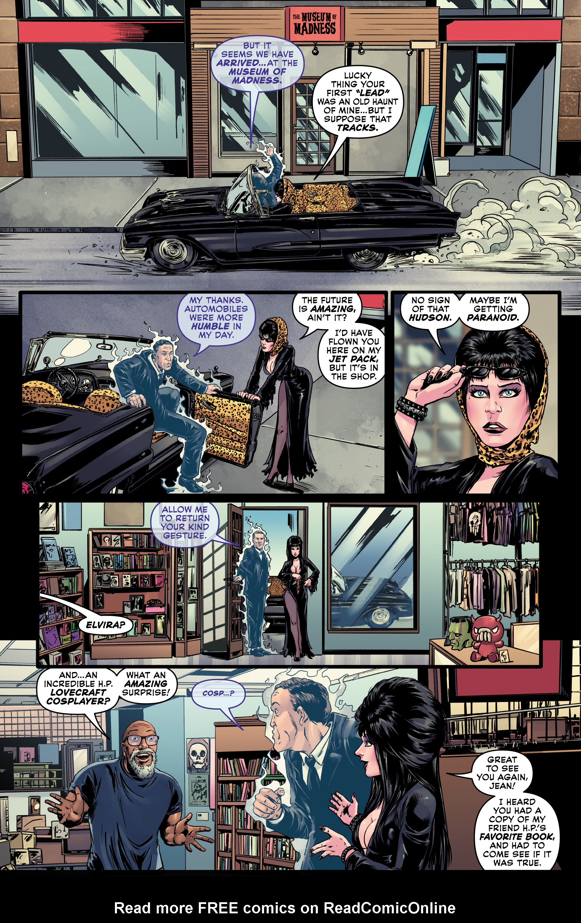 Read online Elvira Meets H.P. Lovecraft comic -  Issue #1 - 17