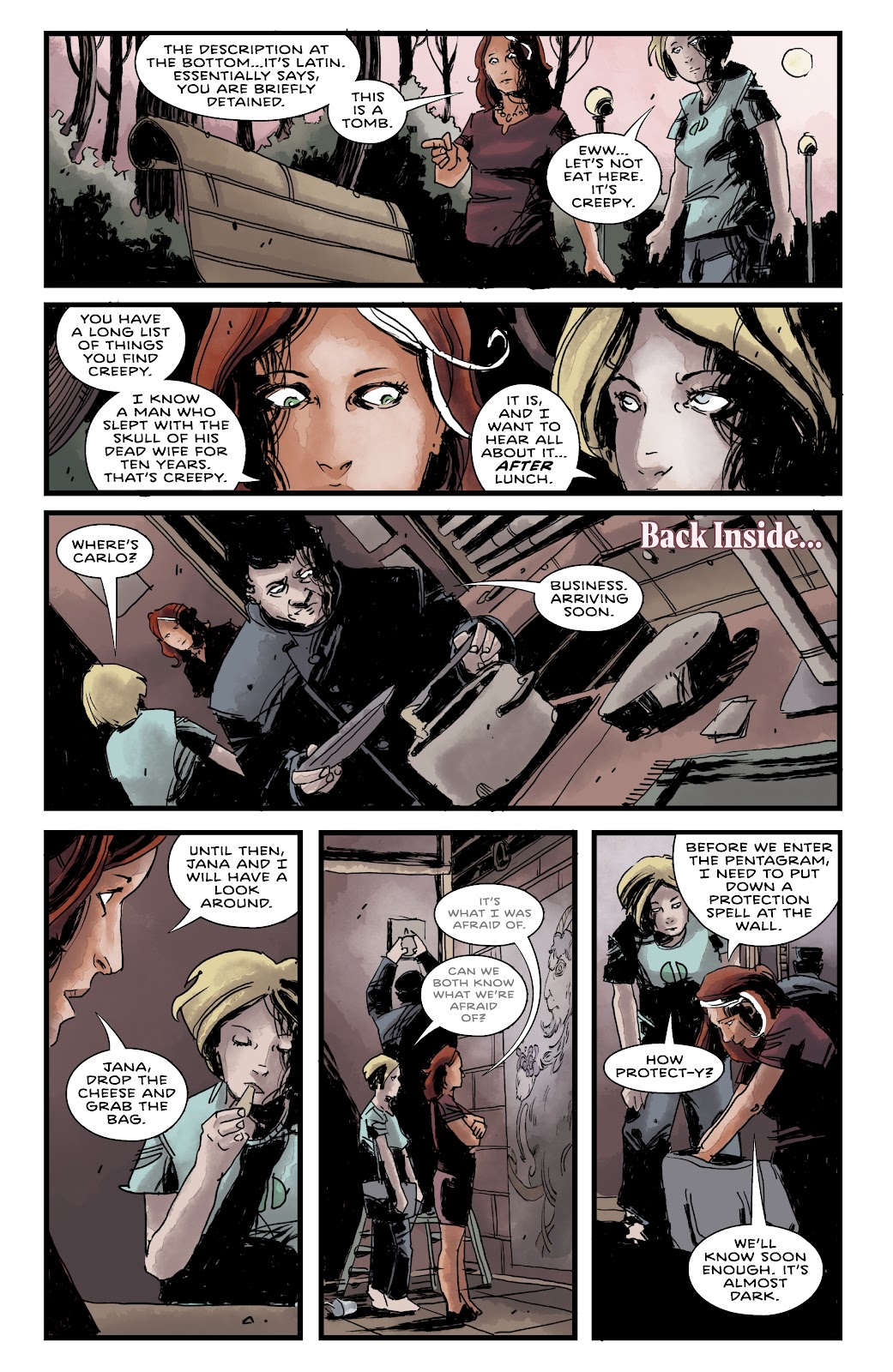 The Case of the Bleeding Wall issue 3 - Page 10